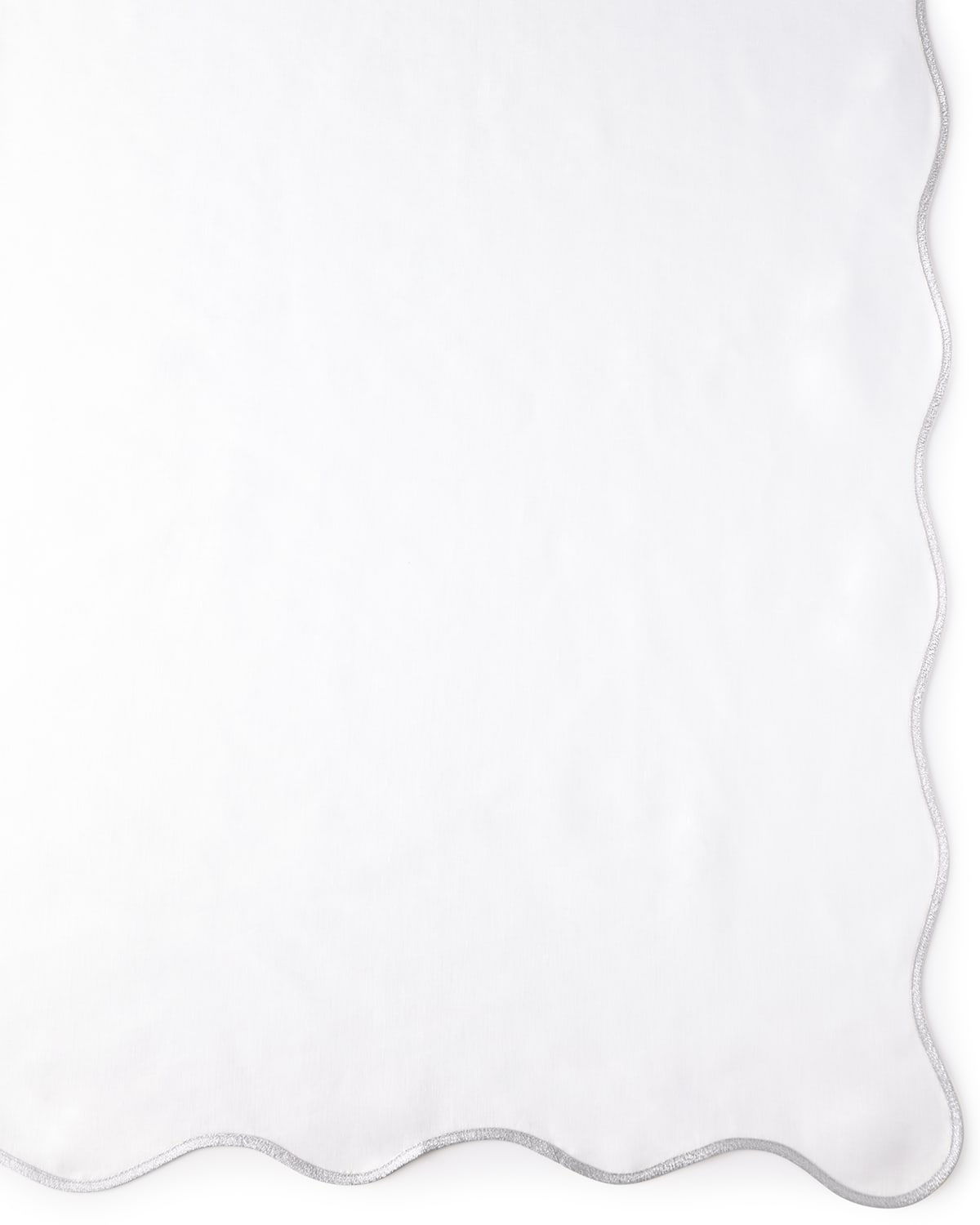 Shop Matouk Meira 68" X 90" Tablecloth In Silver