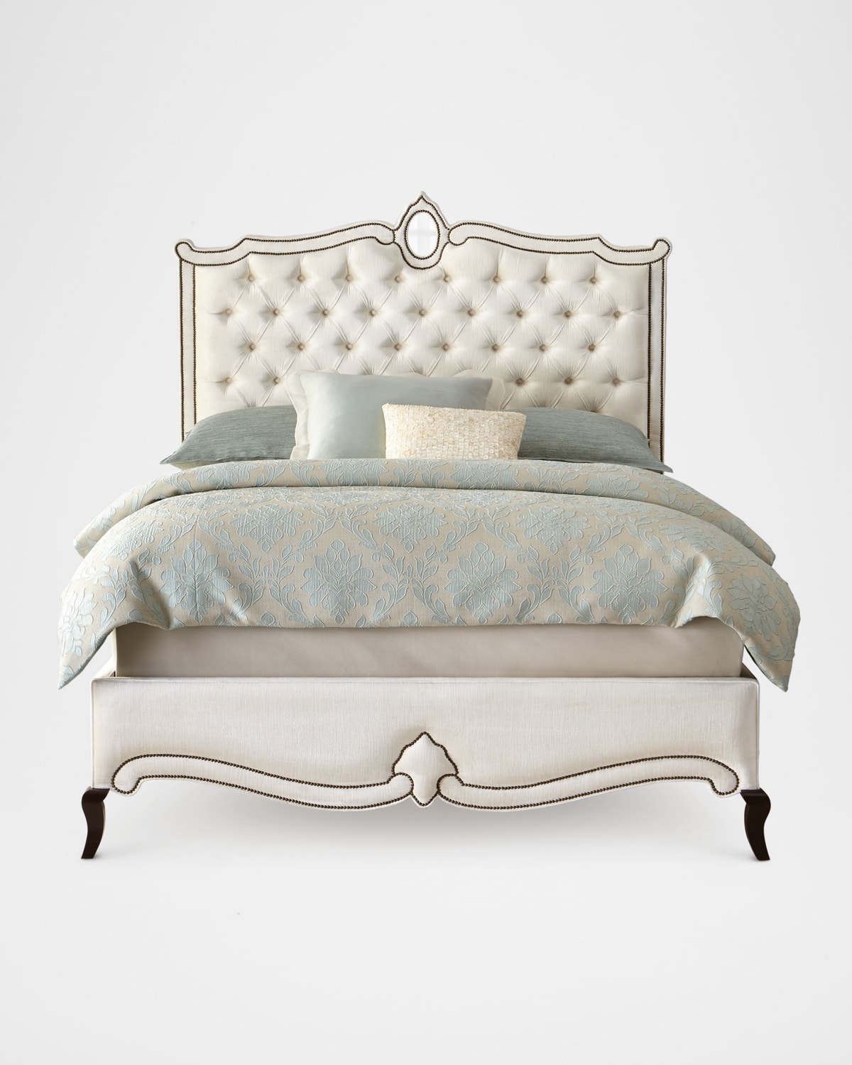 Haute House Christine California King Bed In Antique White