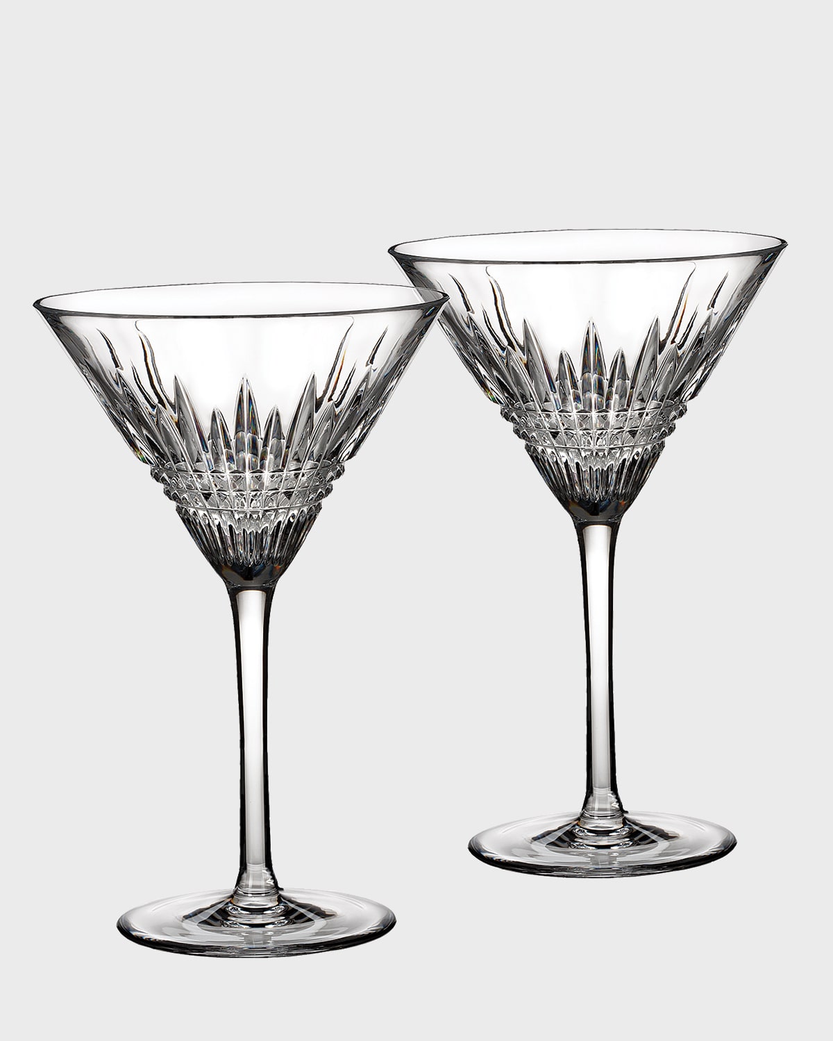 Lismore Diamond Martini Glasses, Set of 2