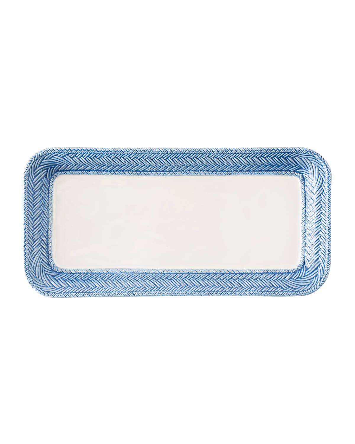 Juliska Le Panier 13" Hostess Tray - Delft Blue In White