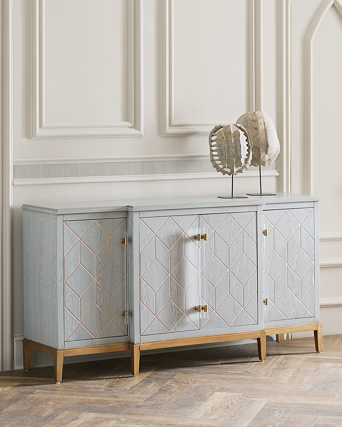 Katherine Noble By Bmc Calista Sideboard In Soft Graphite