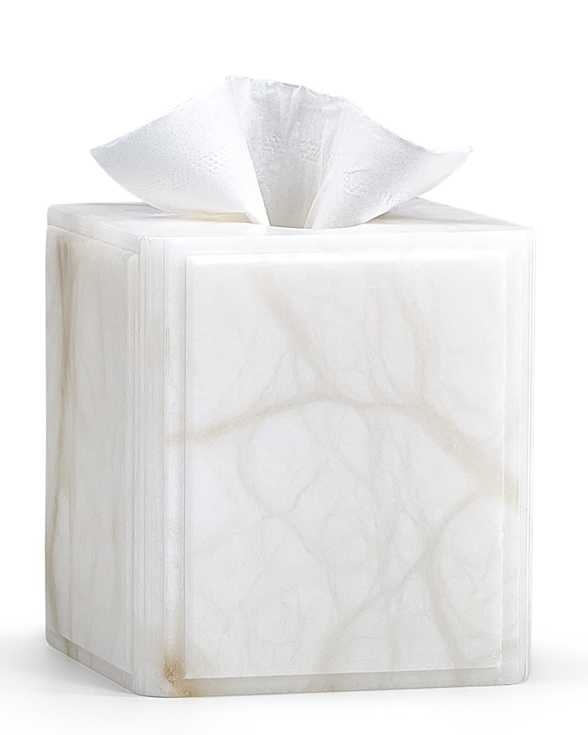 Labrazel Claudia Tissue Box Cover In White
