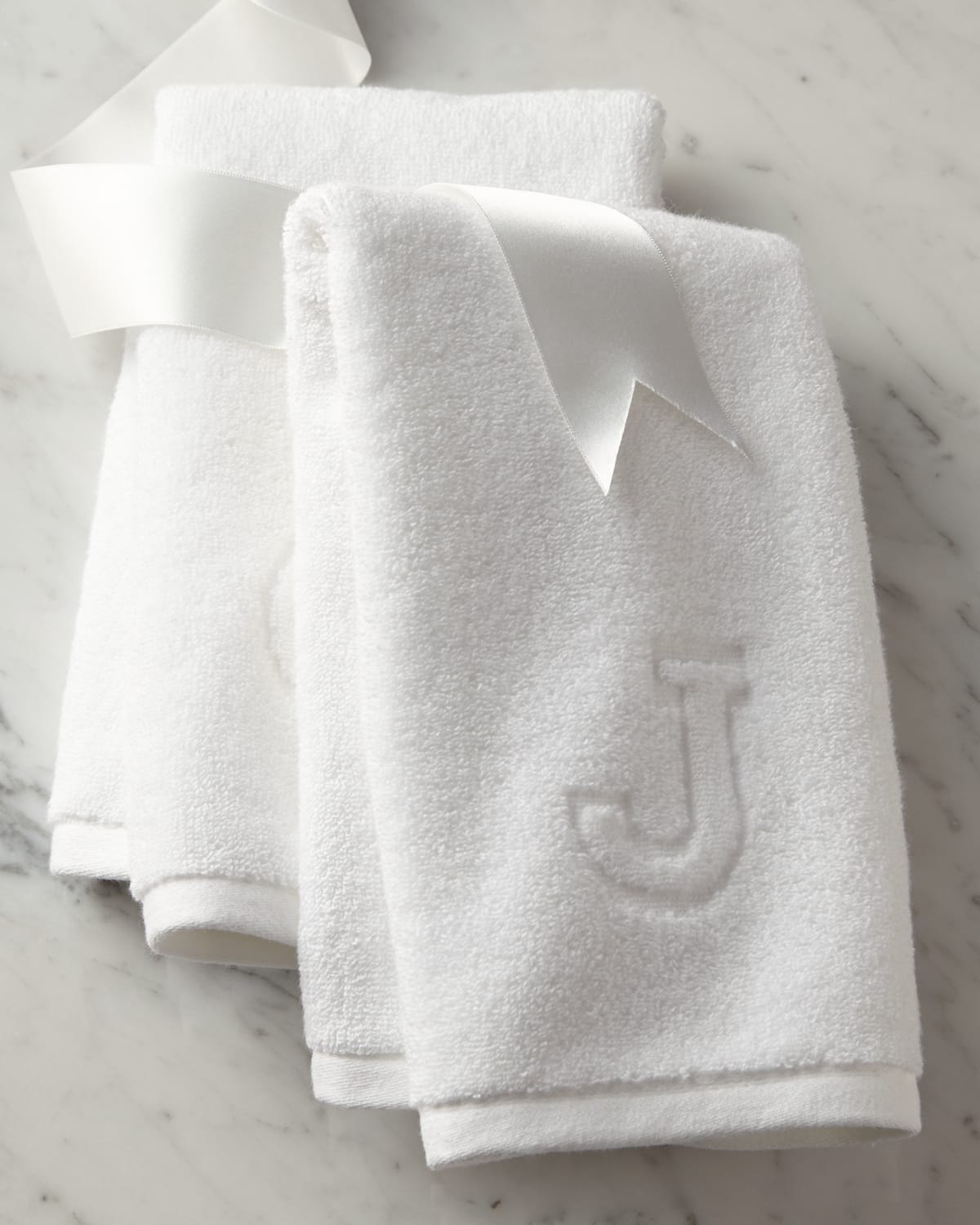 MATOUK AUBERGE MONOGRAMMED BATH TOWEL