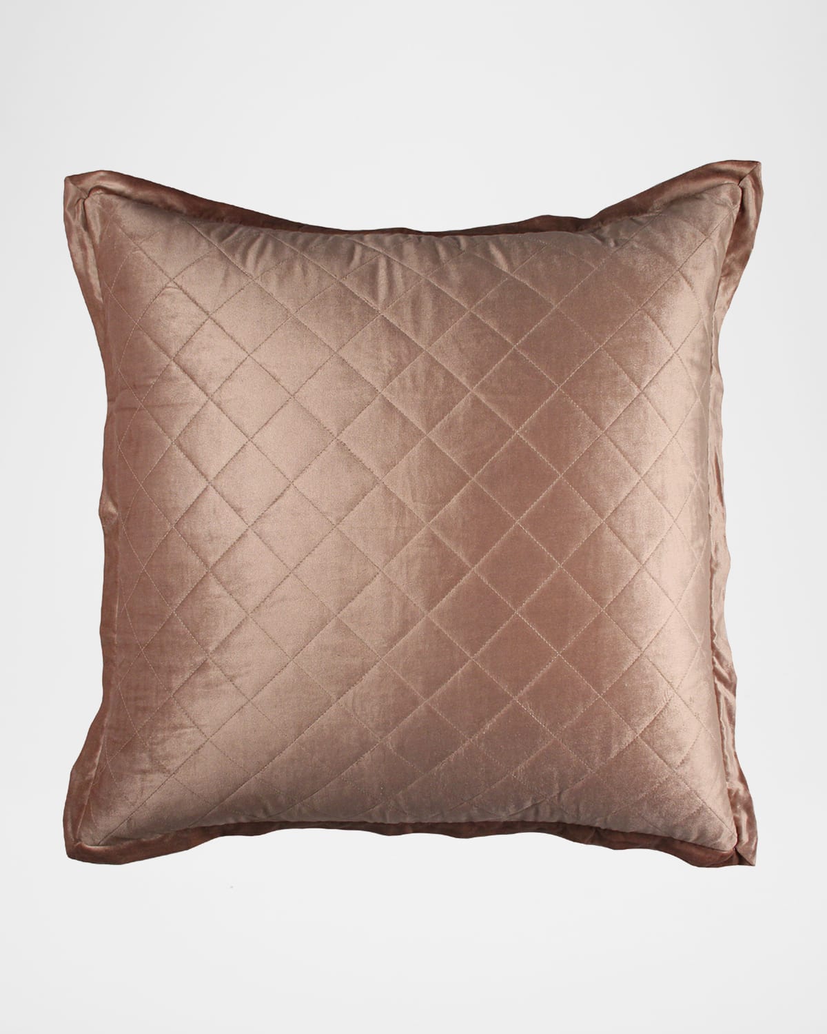 Lili Alessandra European Chloe Velvet Sham In Champagne