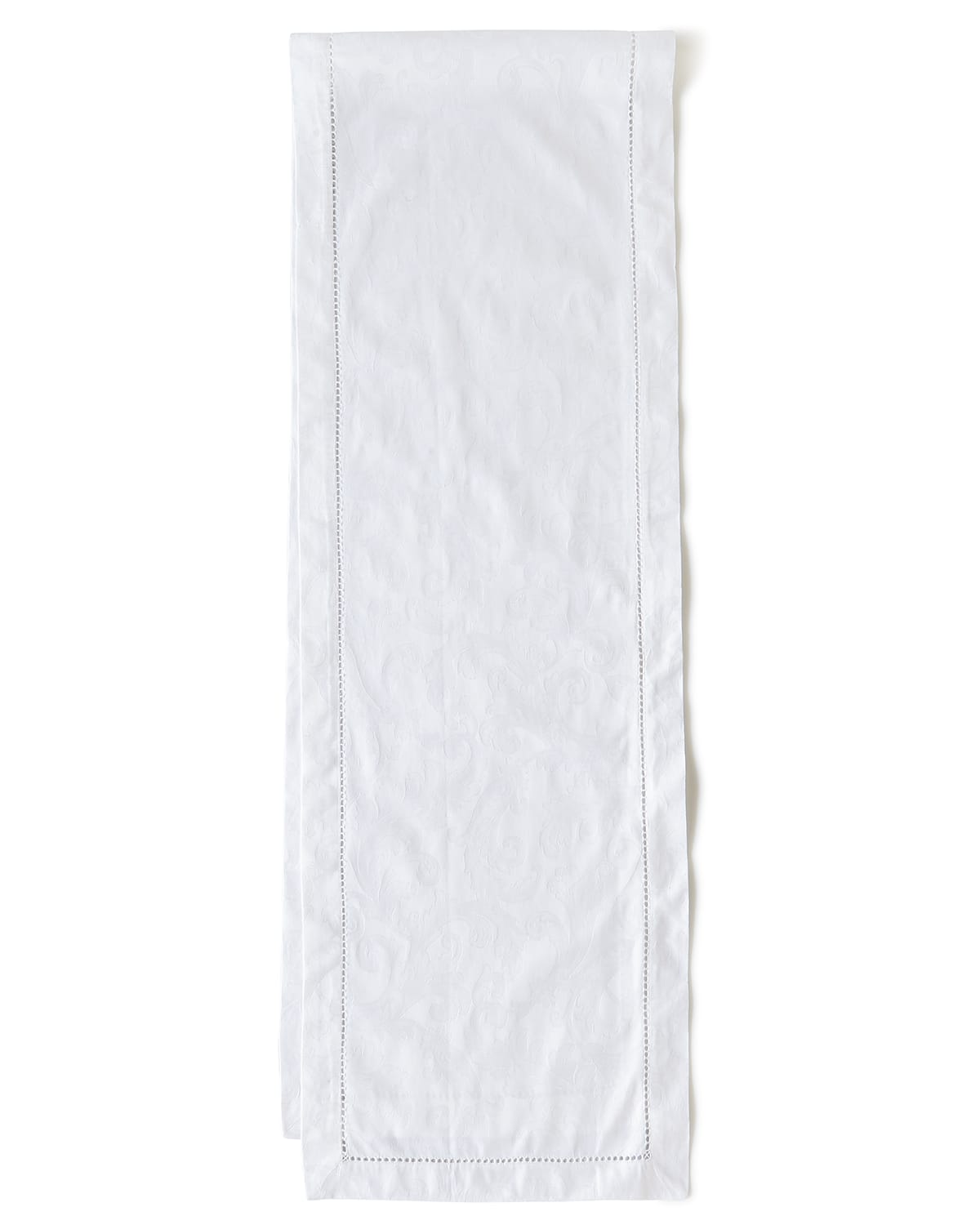 Sferra Plume Jacquard 90"l Table Runner