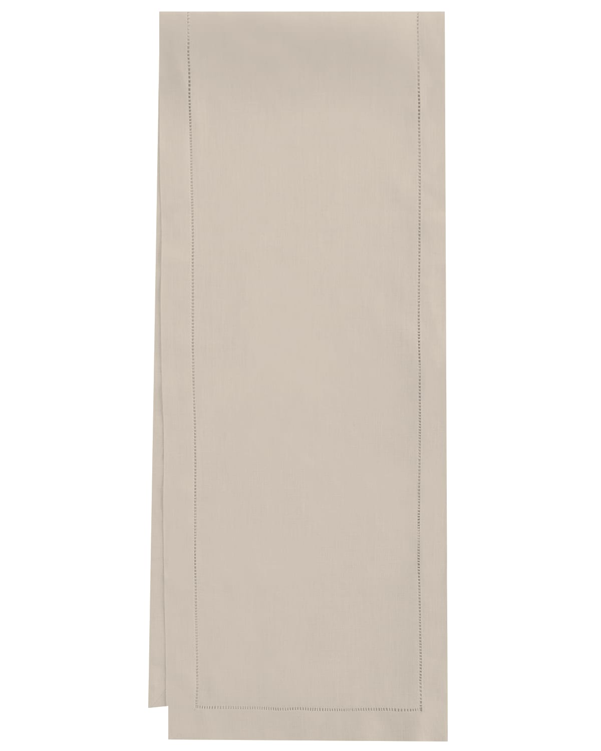 Shop Sferra Hemstitch Table Runner, 15" X 90" In Natural