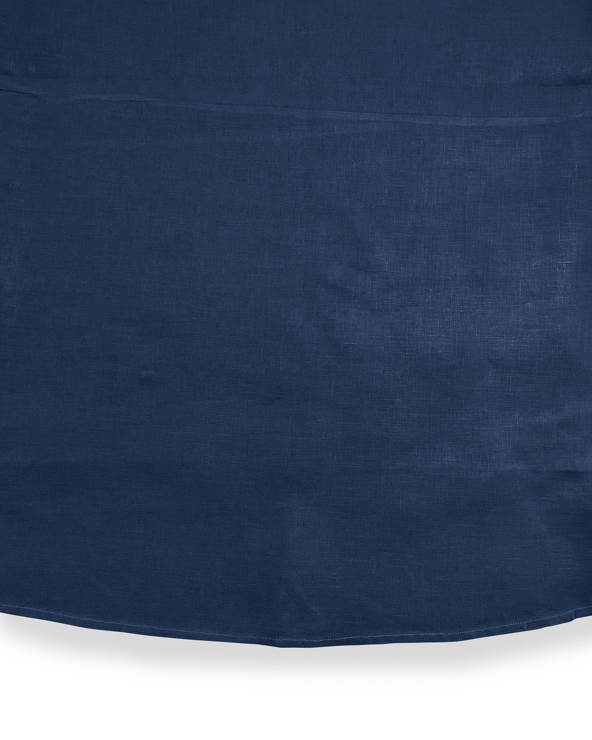 Shop Sferra Hemstitch Round Tablecloth, 90"dia. In Navy