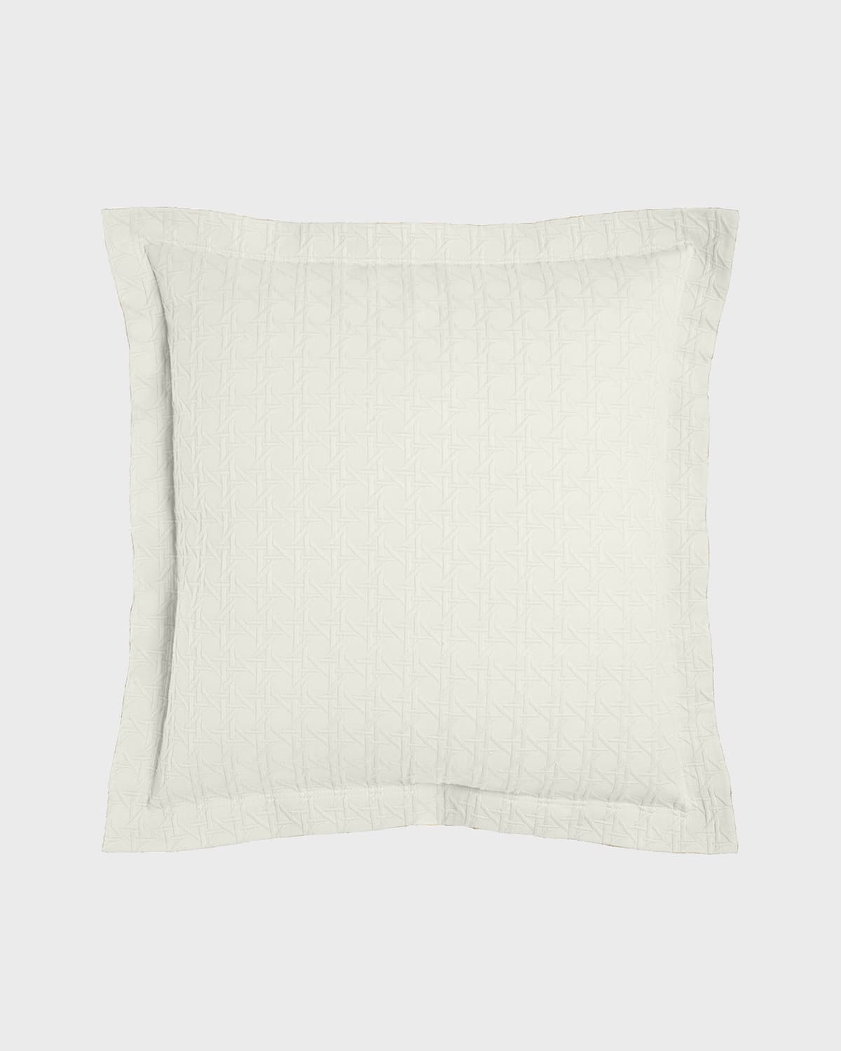 Sferra European Marcus Collection Cane Matelasse Sham In Ivory