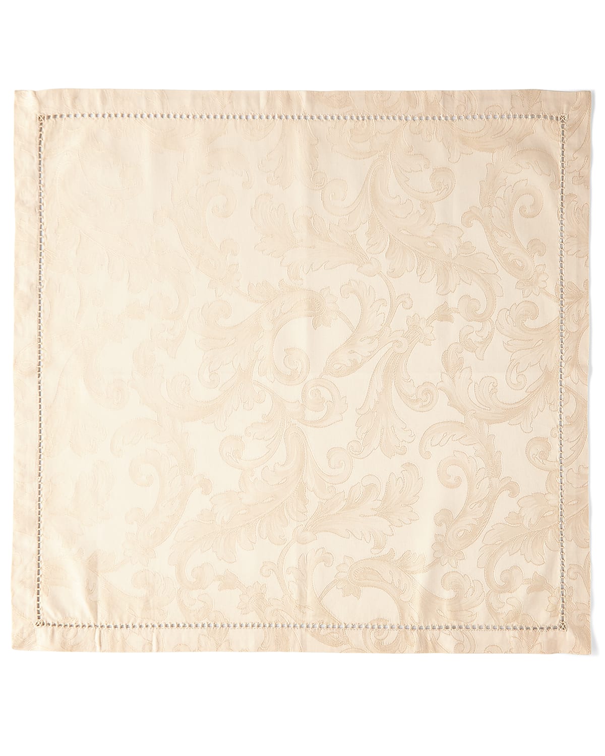Sferra Acanthus Jacquard Napkins, Set Of 4 In Parchment