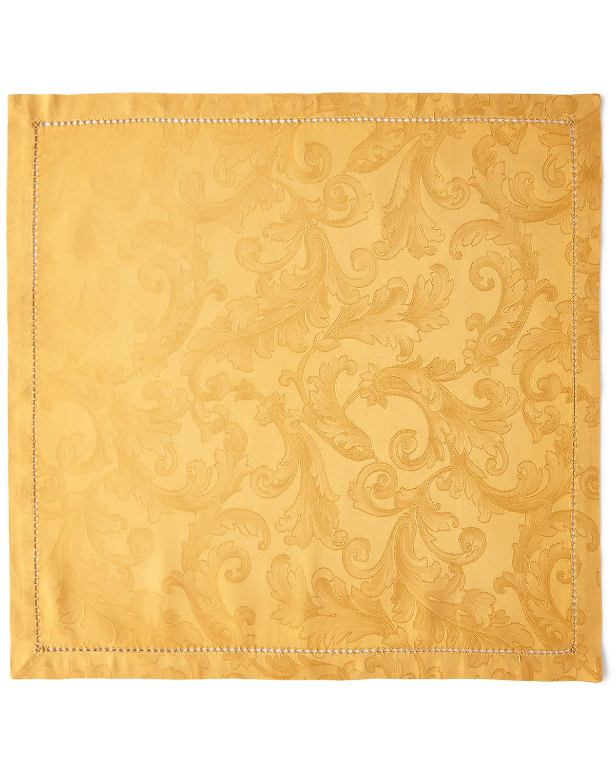 Sferra Plume Jacquard Napkins, Set Of 4 In Gold