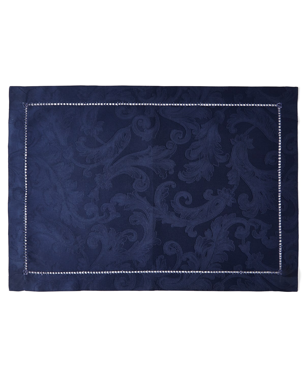 Sferra Acanthus Jacquard Placemats, Set Of 4 In Sapphire