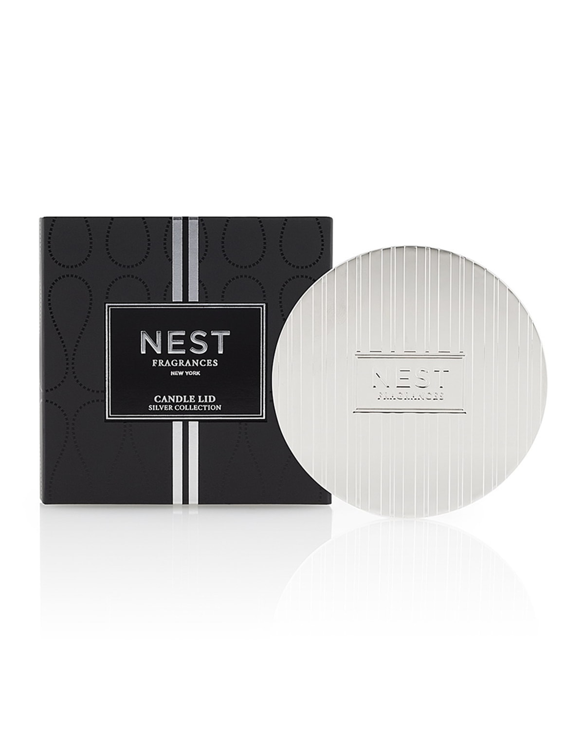 Silver Classic Candle Lid