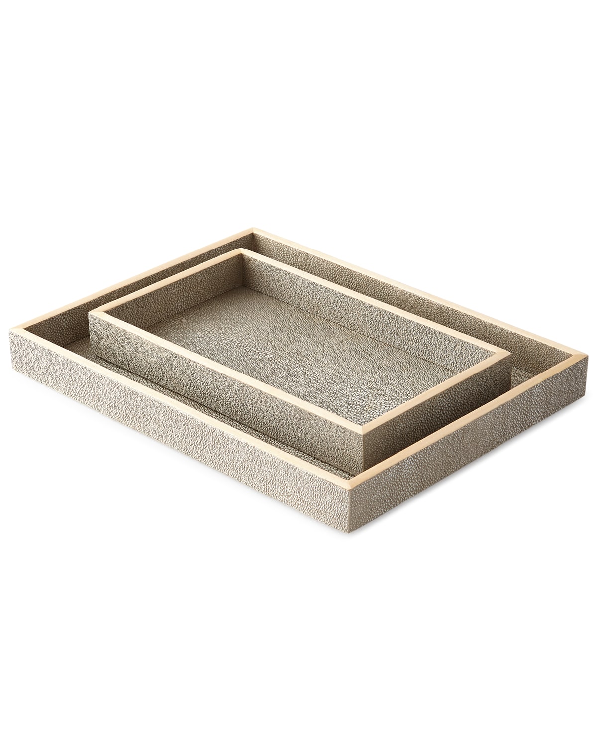 Pigeon & Poodle Manchester Vanity Tray Set In Sand
