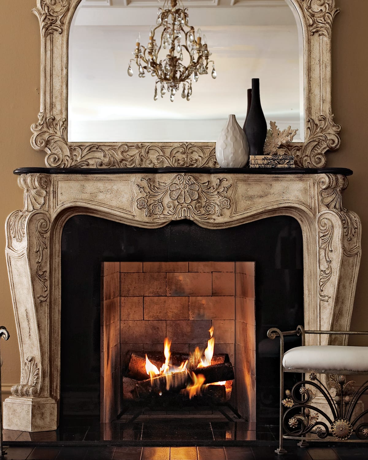 French Fireplace Mantel