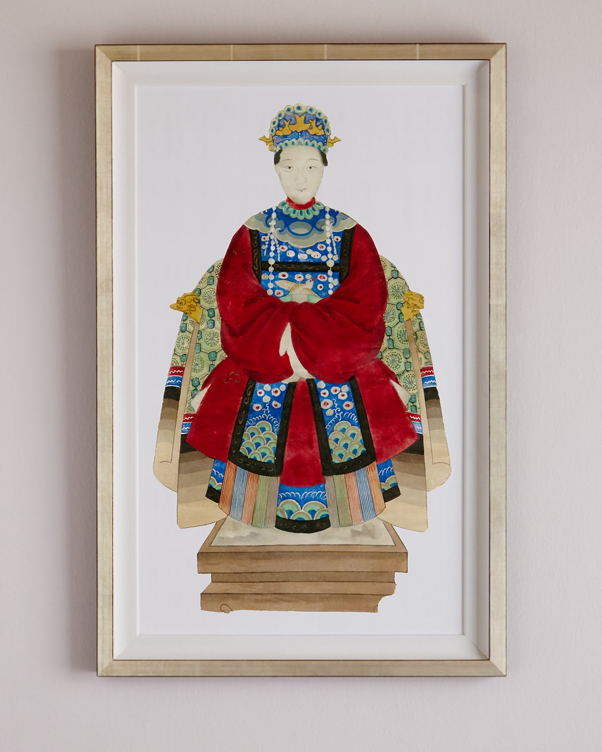 Wendover Art Group Statuette Print Ii, 30" X 46" In Neutral