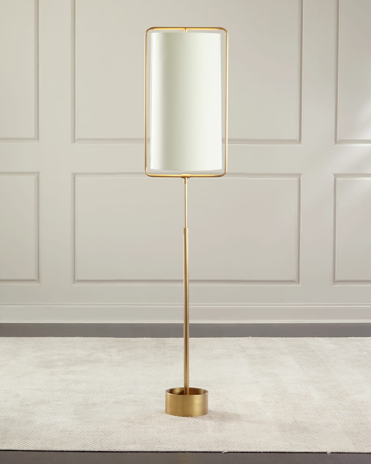 Shop Regina Andrew Geo Rectangle Floor Lamp In Gold