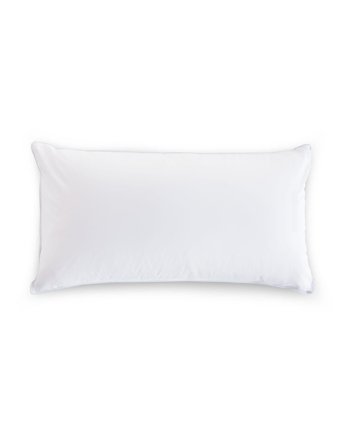 The Pillow Bar King Down Pillow, 20" X 36", Side Sleeper In White