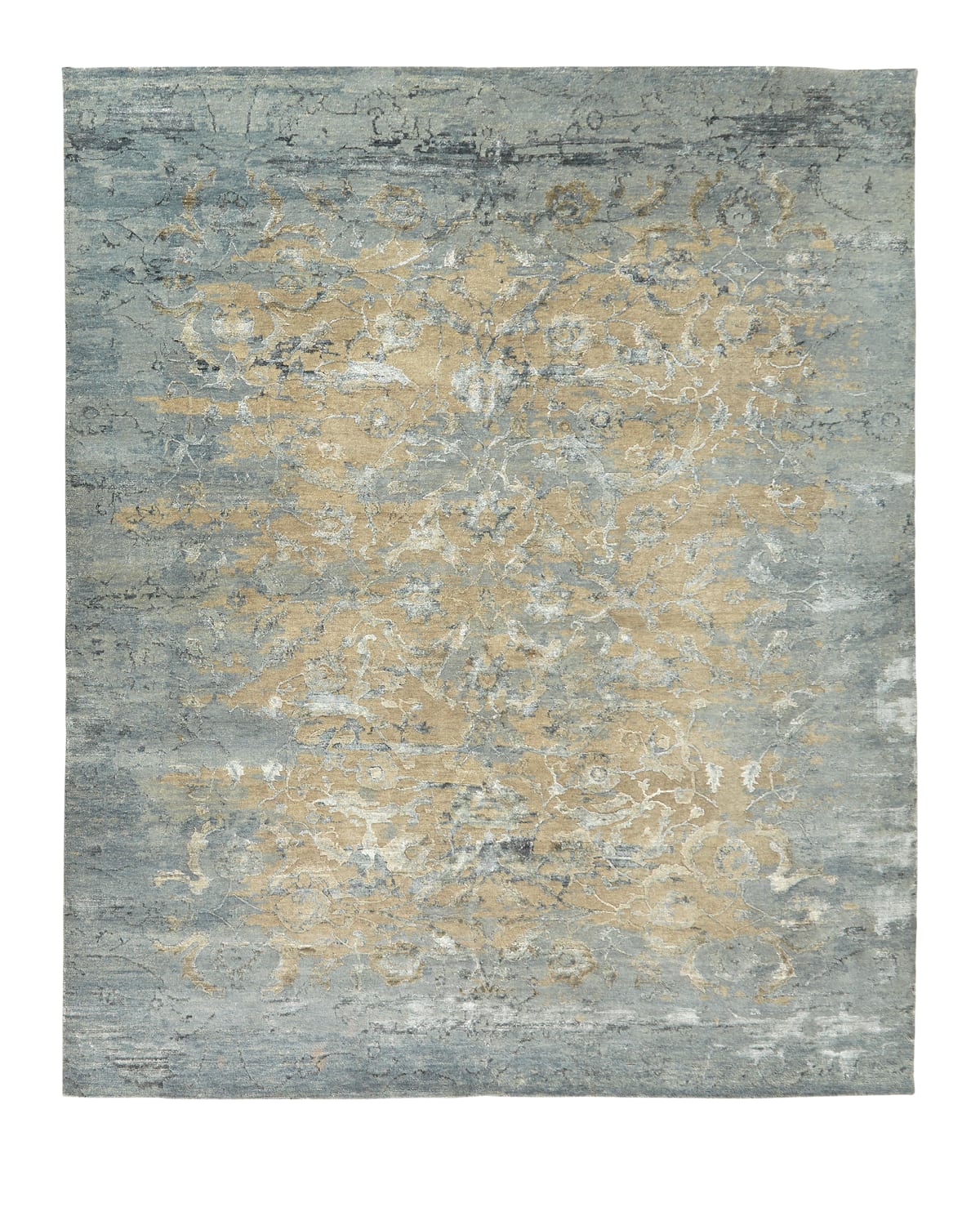 Haven & Loom Aquamarine Hand-knotted Rug, 8' X 10'