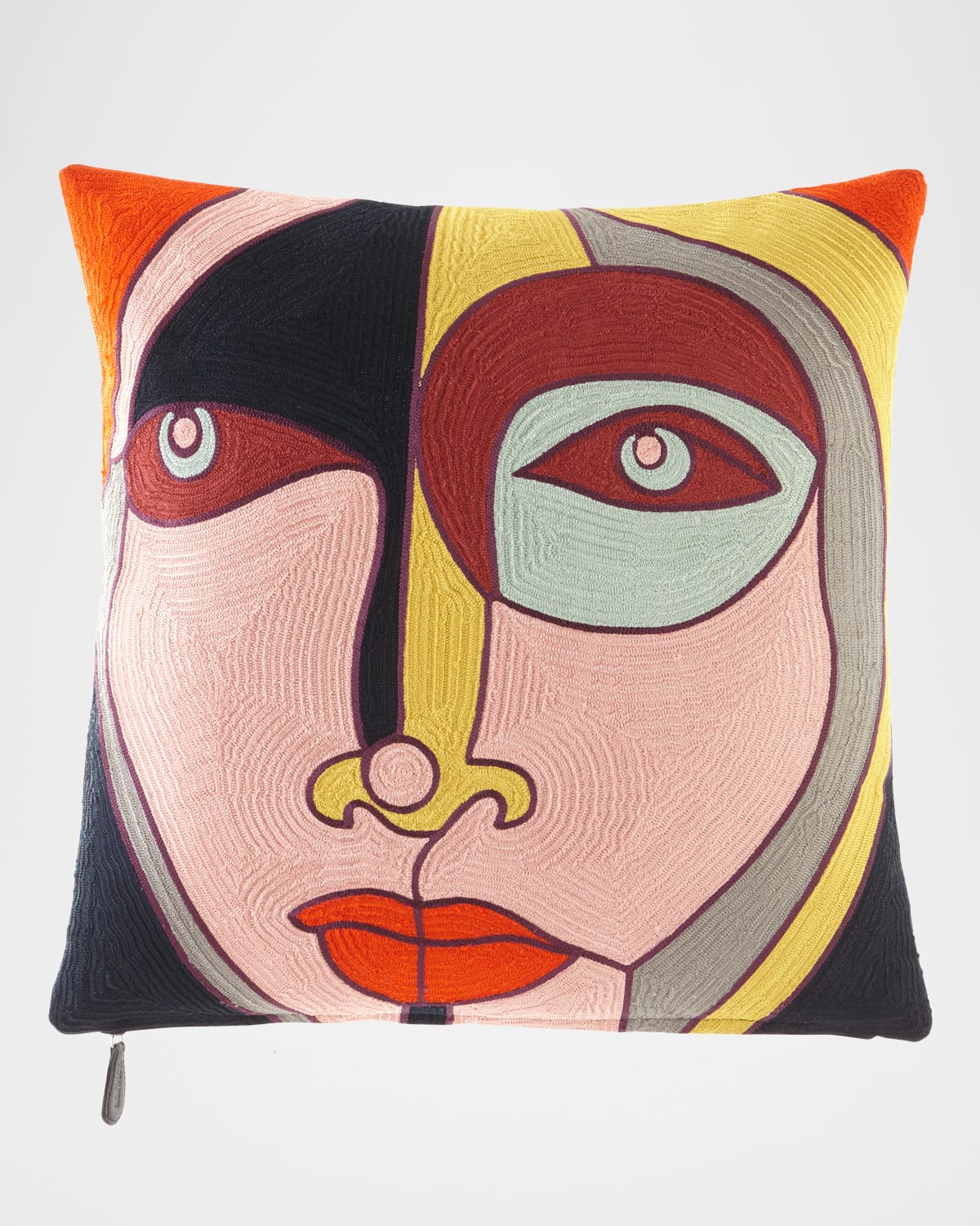 Global Views Paloma Decorative Pillow, 20 X 20 In Multi Pattern