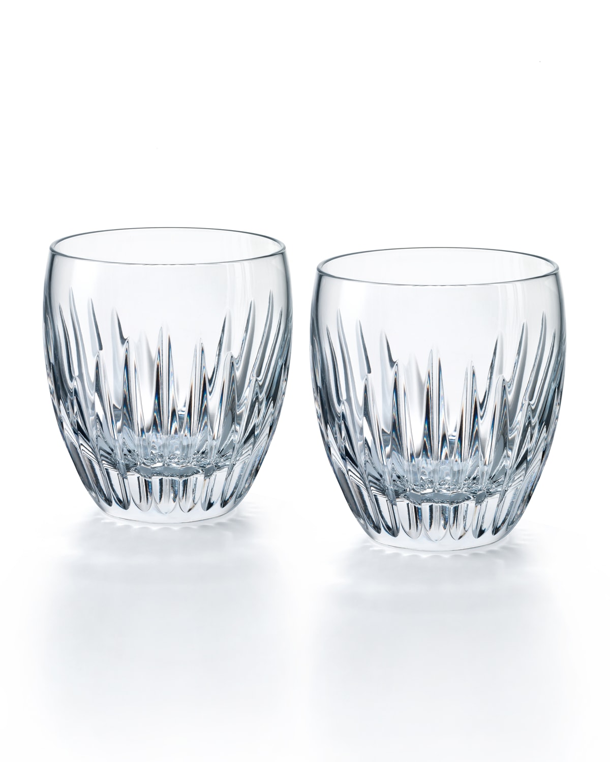 Shop Baccarat Massena Double Old-fashioneds, Set Of 2 In Clear