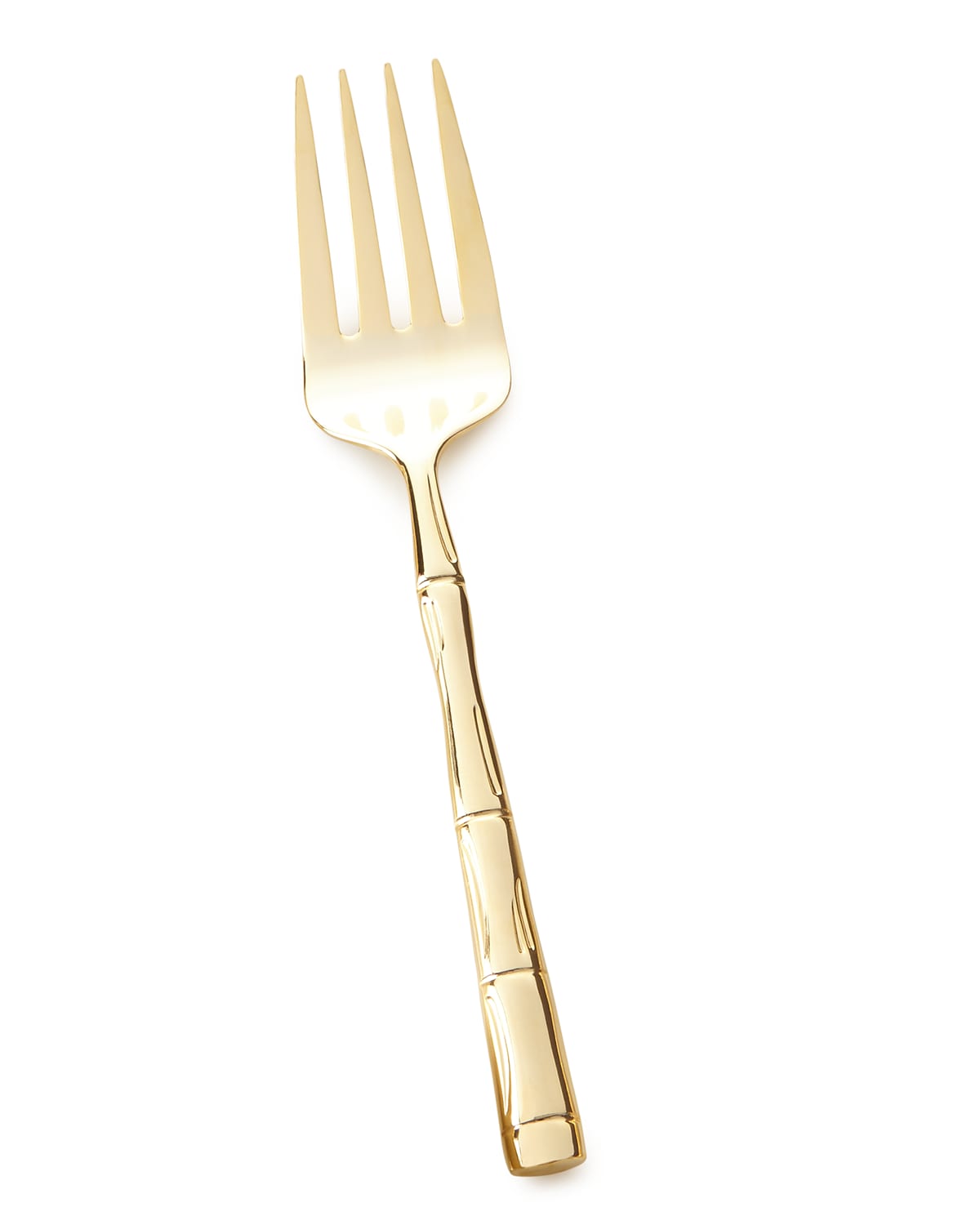 Shop Wallace Silversmiths Gold Bamboo Meat Fork