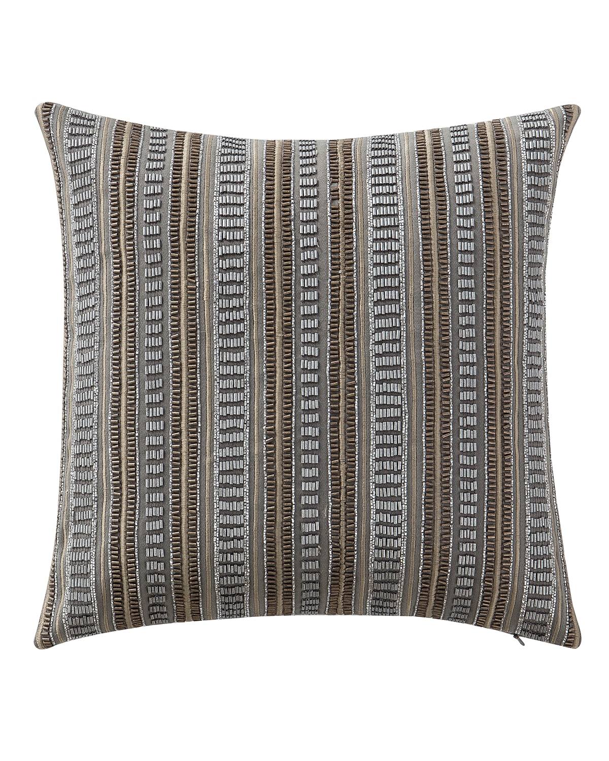Shop Waterford Carrick 14x14 Decorative Pillow In Gray