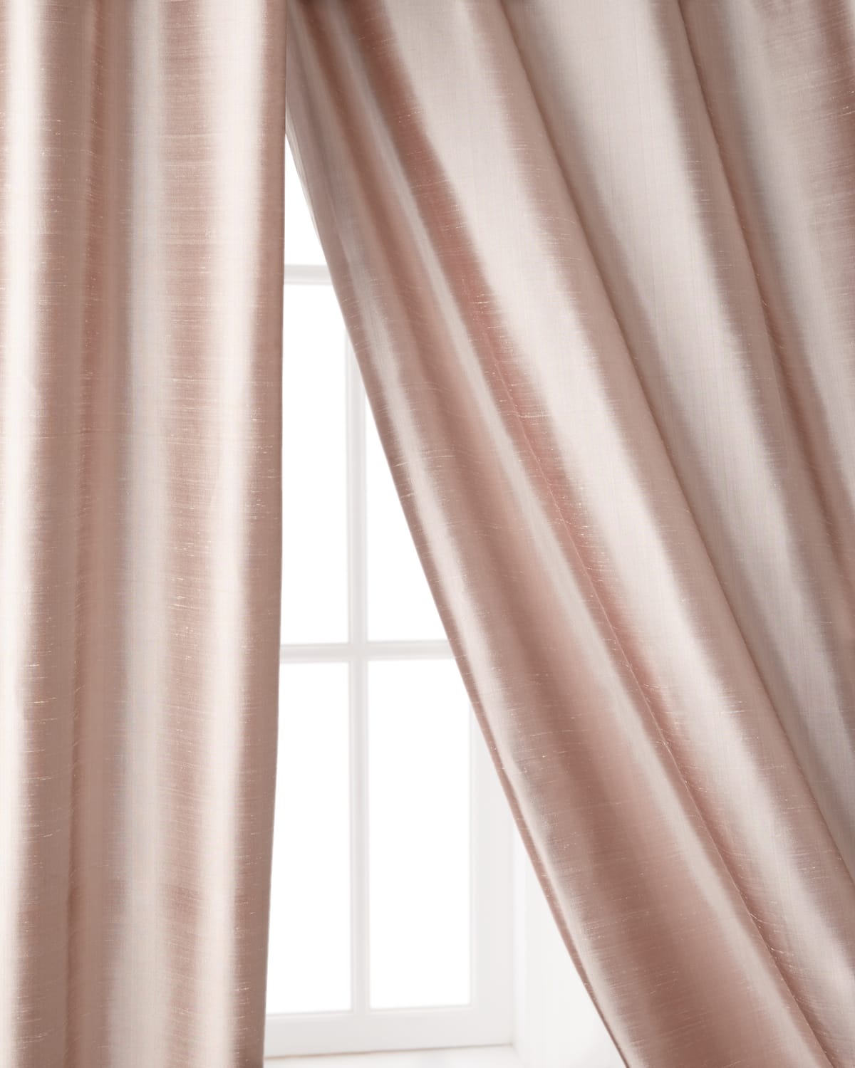 Shop Amity Home Radiance Silk Curtain, 84"l In Pink
