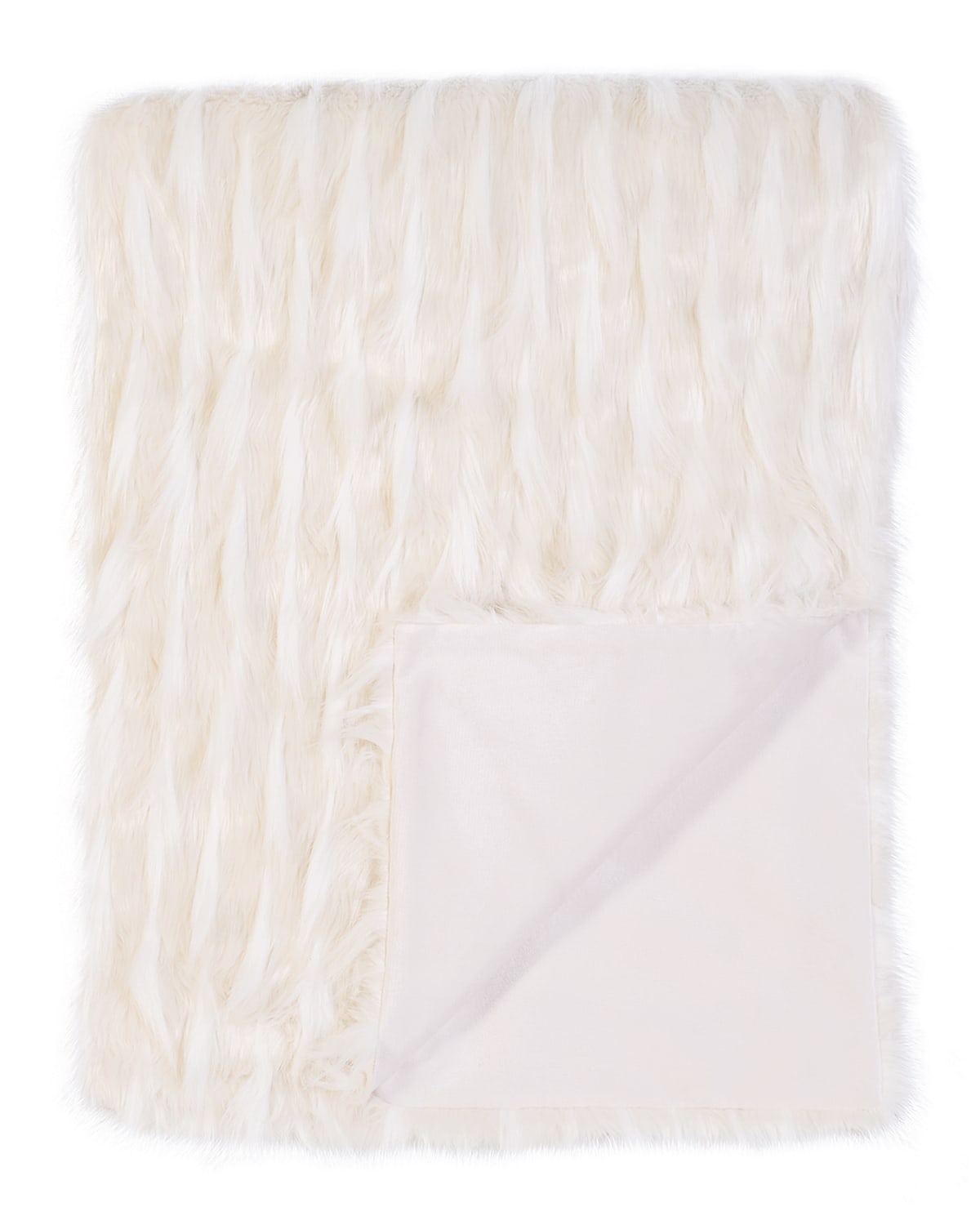 Shop Eastern Accents Luxe Throw In Ivory