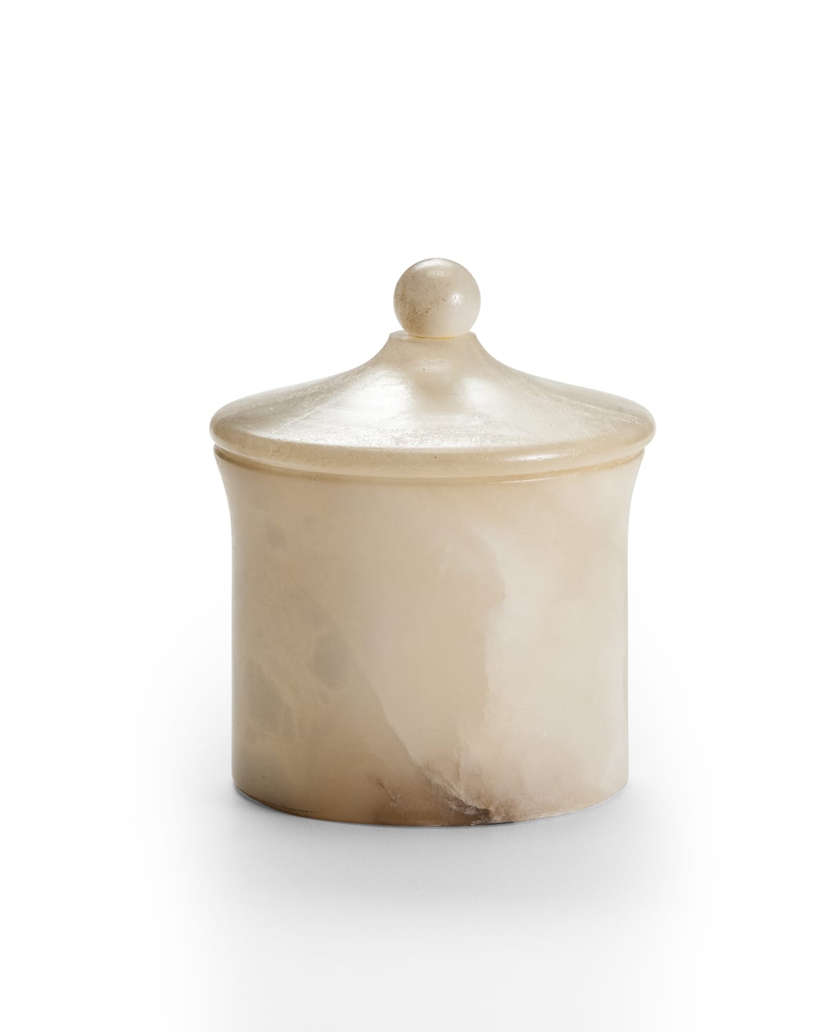 Labrazel Alisa Alabaster Bath Canister, Cream