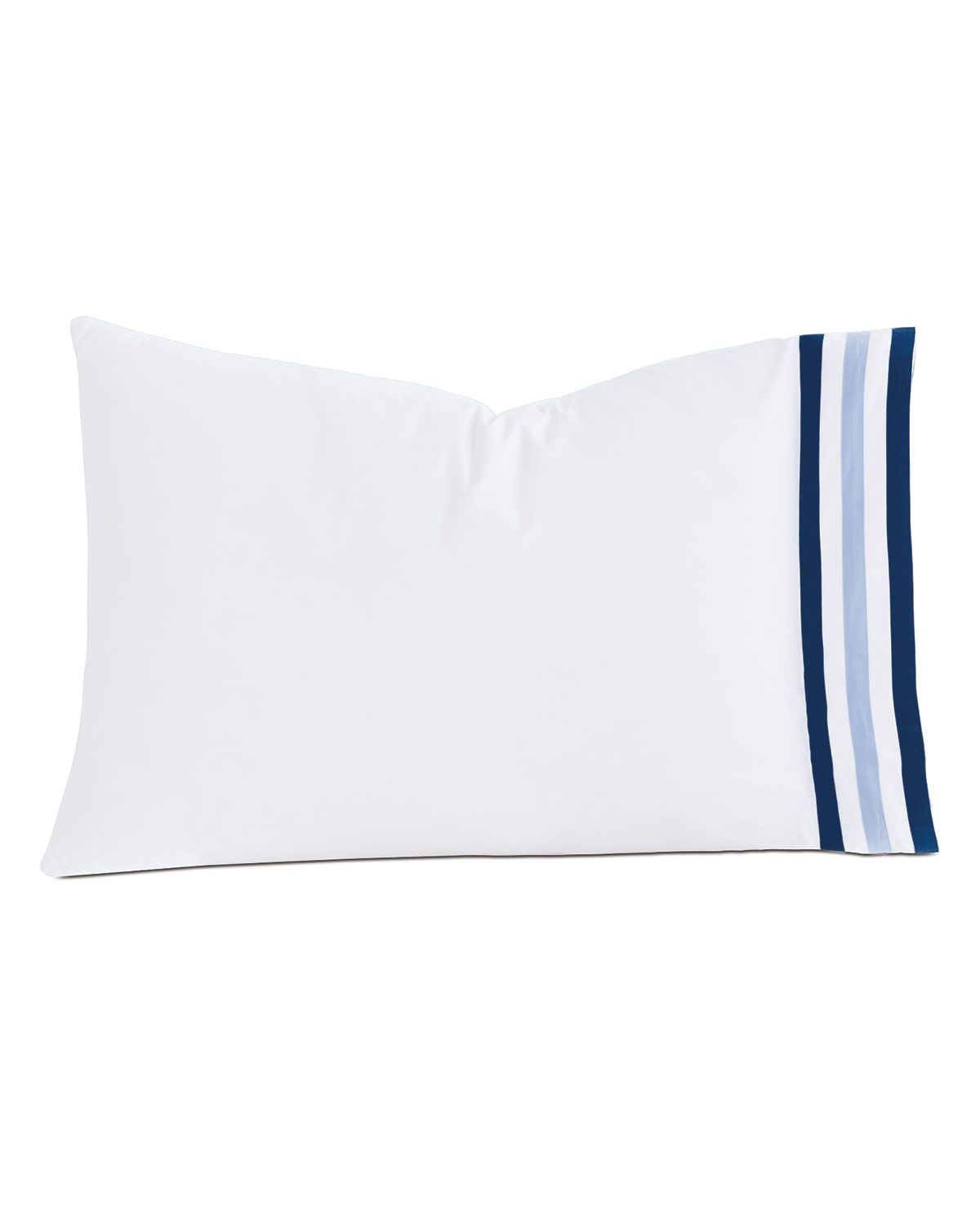 Eastern Accents Watermill Indigo King Pillow In White
