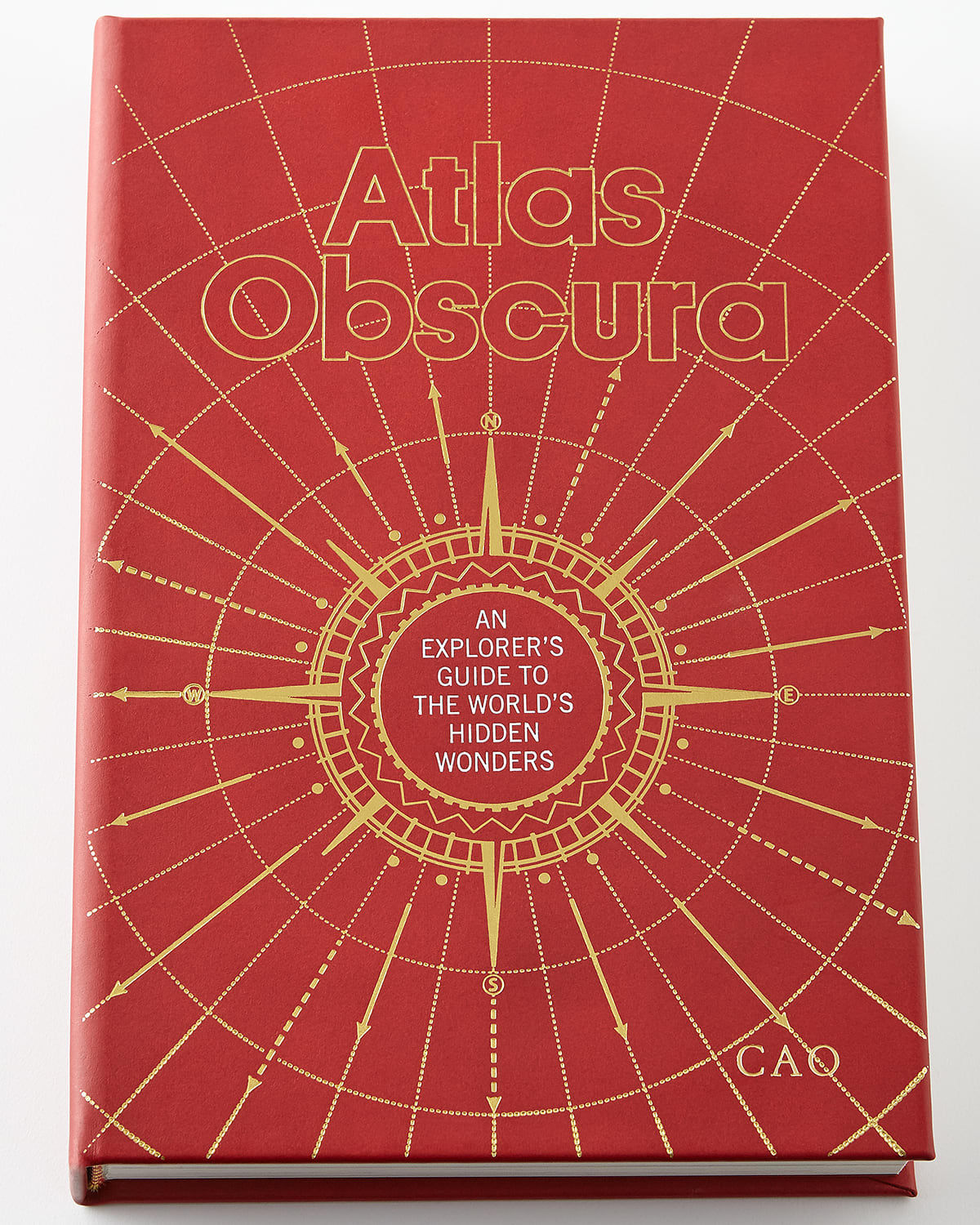Shop Graphic Image Atlas Obscura Book, Personalized In Red