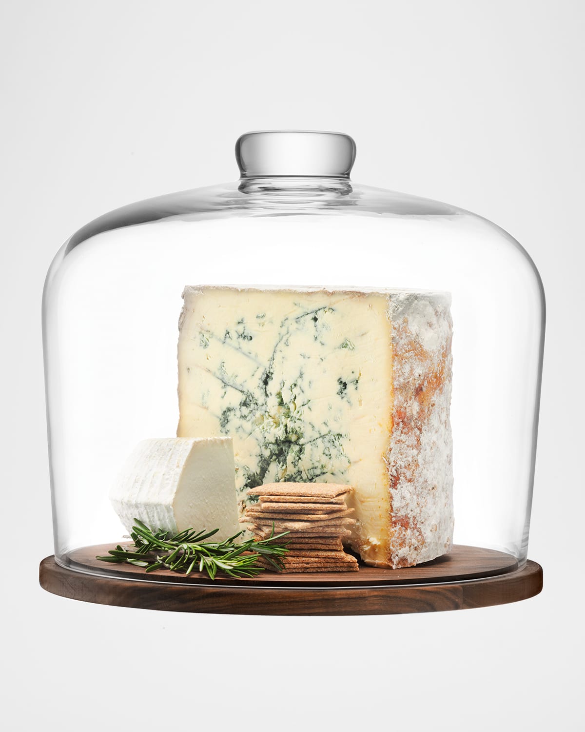 LSA City Dome with Walnut Base, 11"