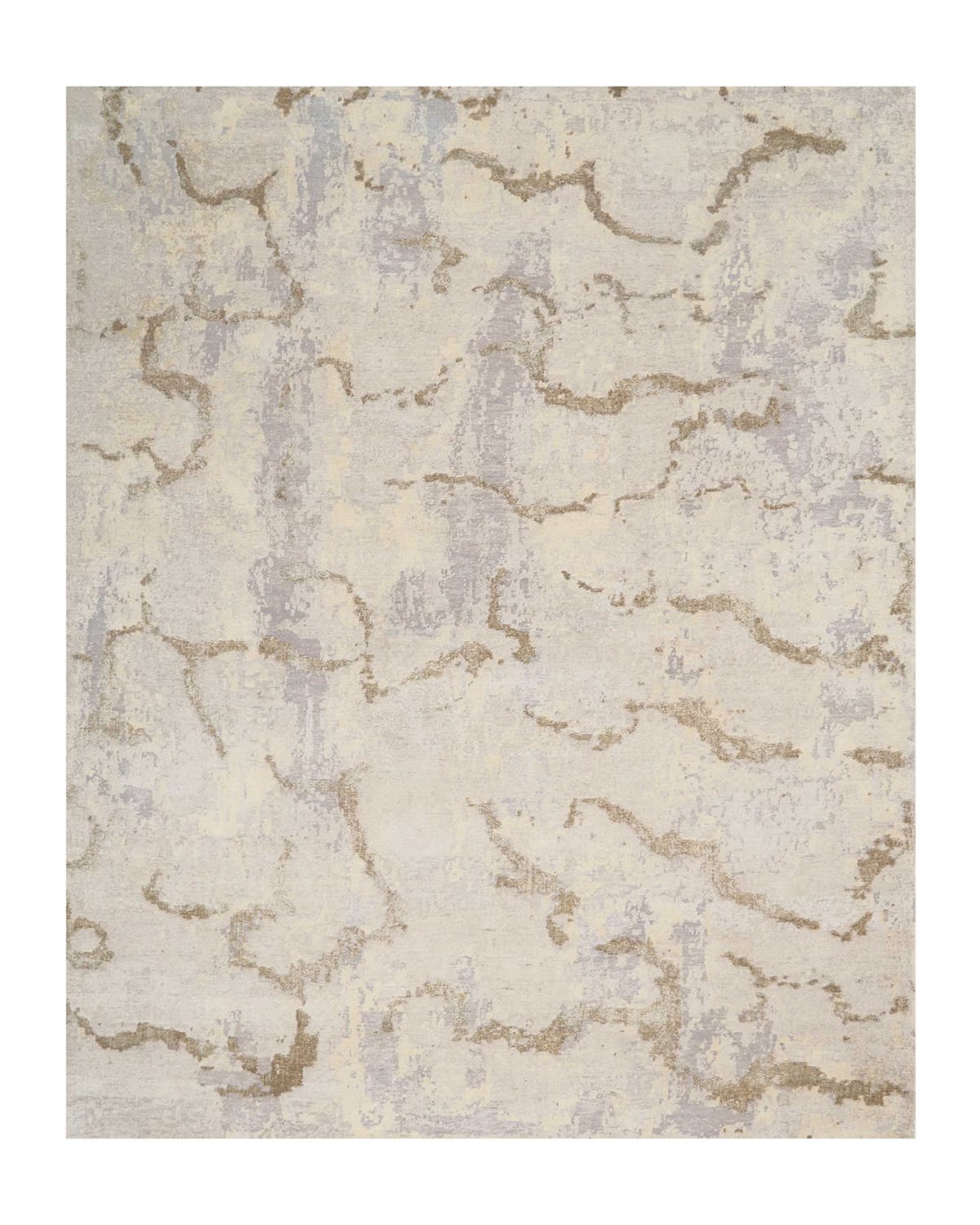 Christopher Guy Tranquilite Hand-knotted Rug, 8' X 10' In Tan/gold