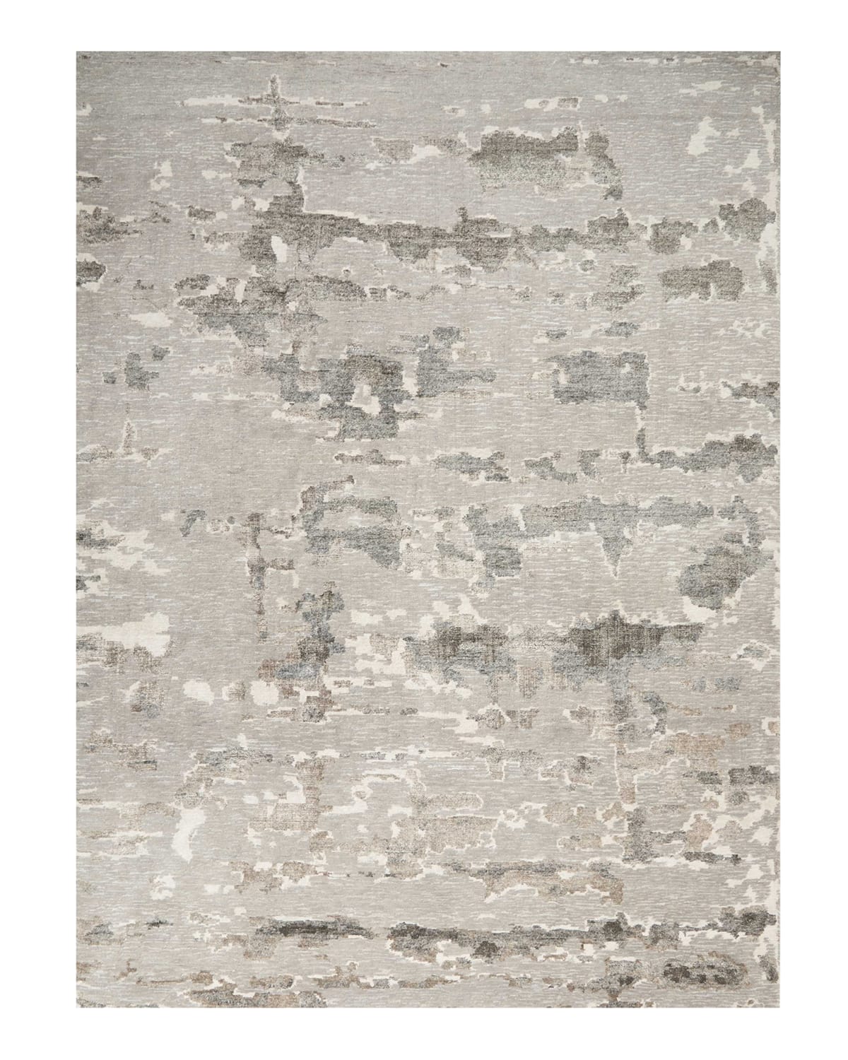 Christopher Guy Truffle Hand Knotted Rug, 9' X 12' In Mocha Gray