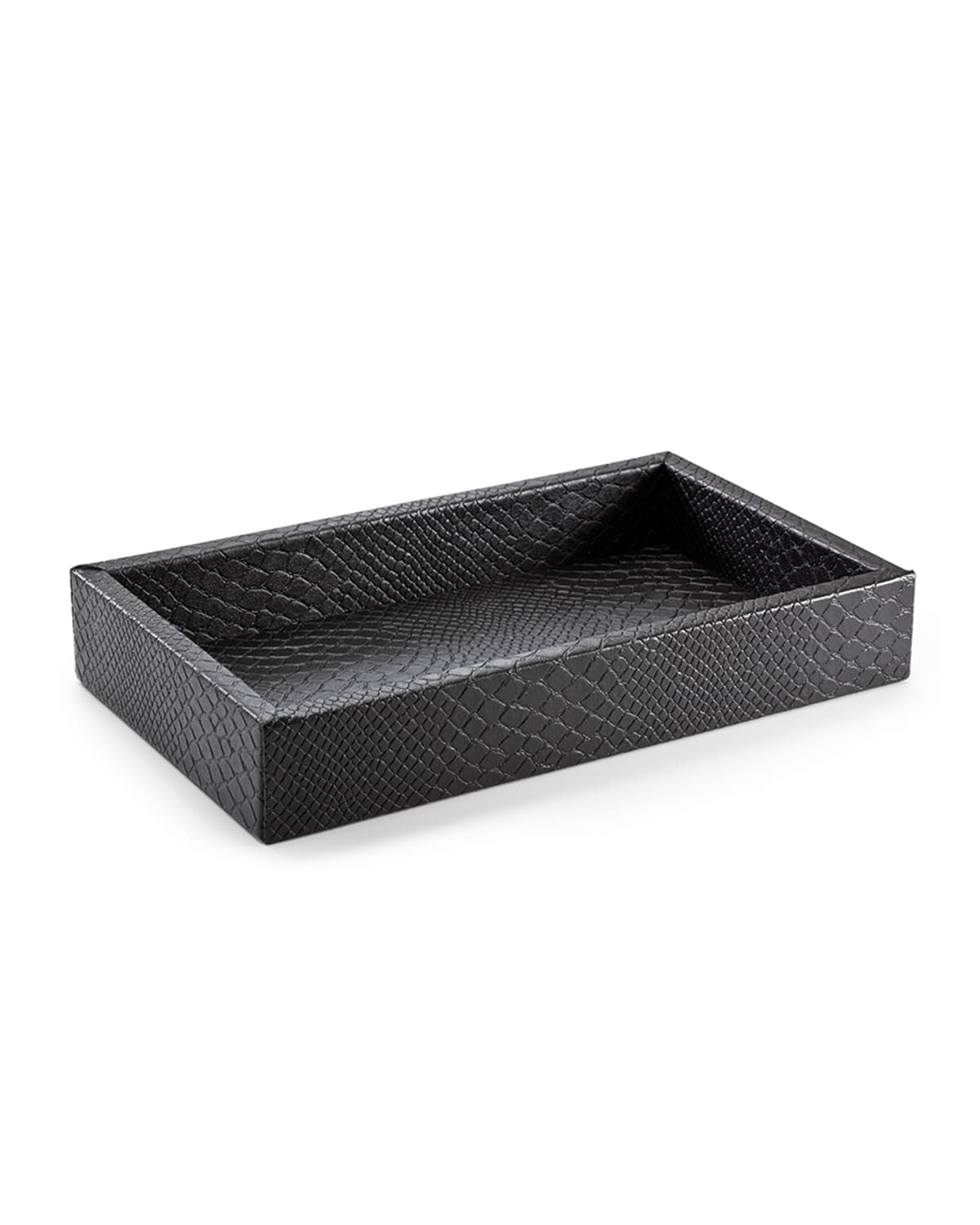 Labrazel Conda Silver Towel Tray In Black