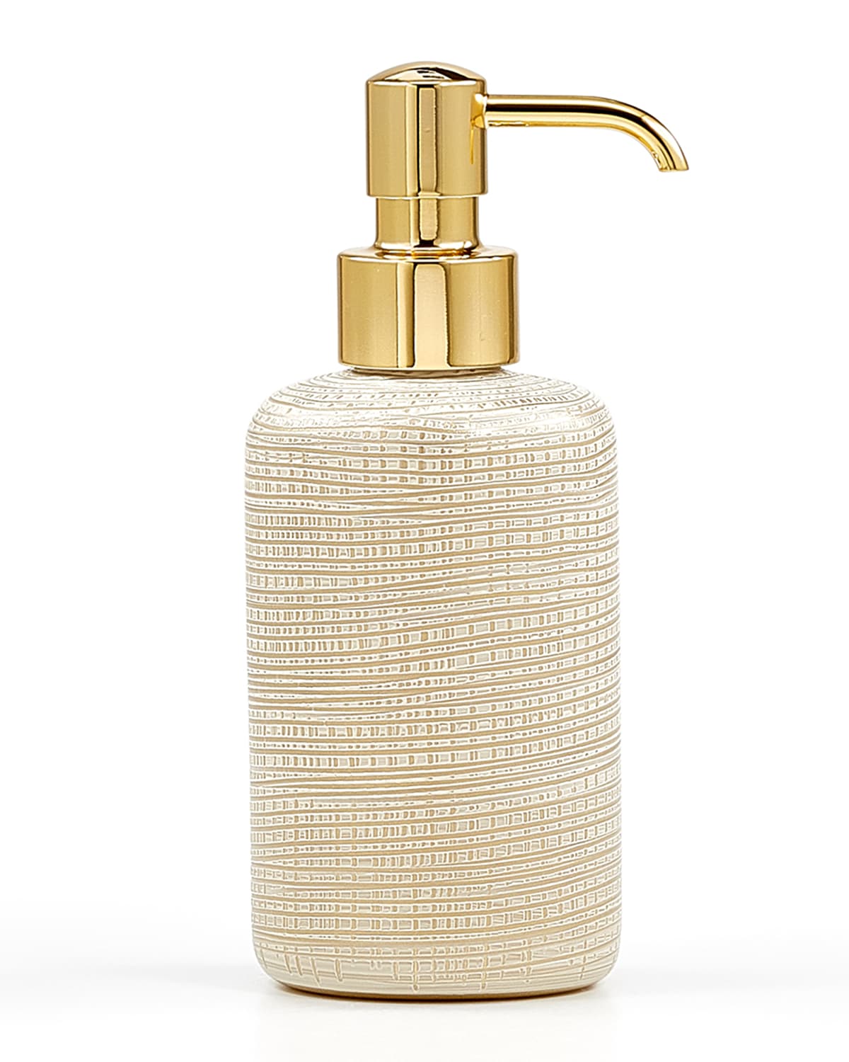 LABRAZEL WOVEN PUMP DISPENSER, GOLD