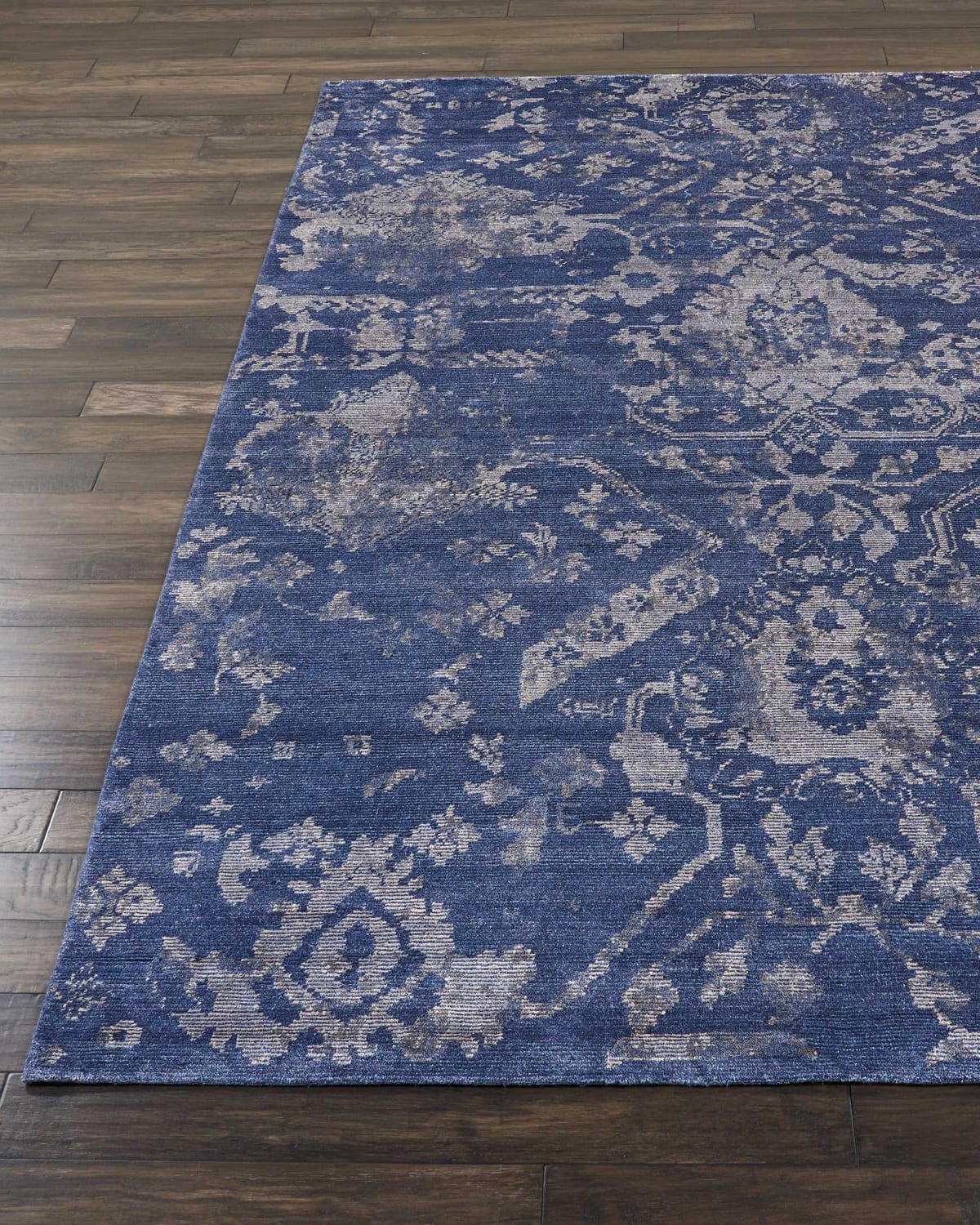Nourison Kady Hand-knotted Area Rug, 6' X 8' In Blue