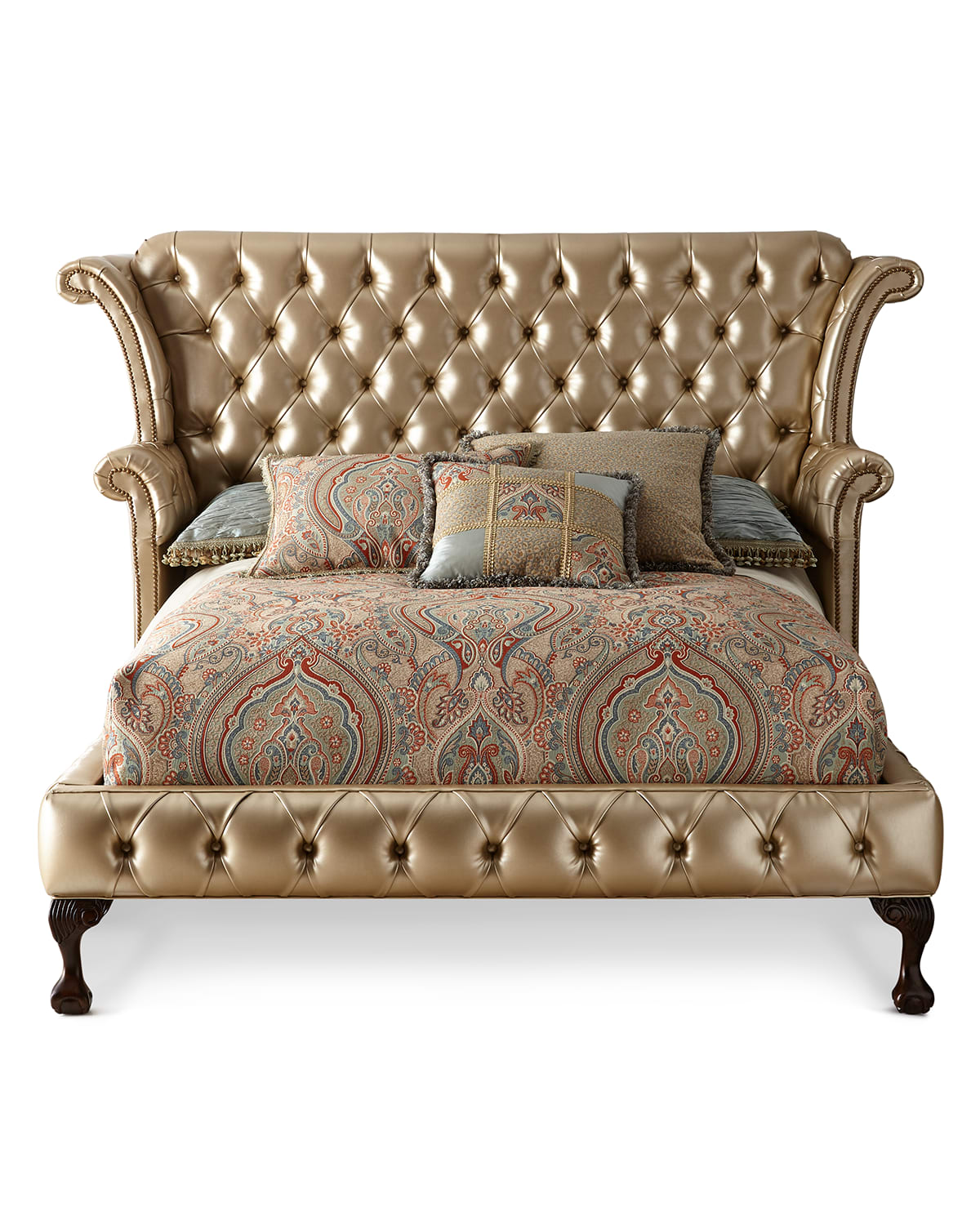 Haute House Champagne Carter Queen Bed