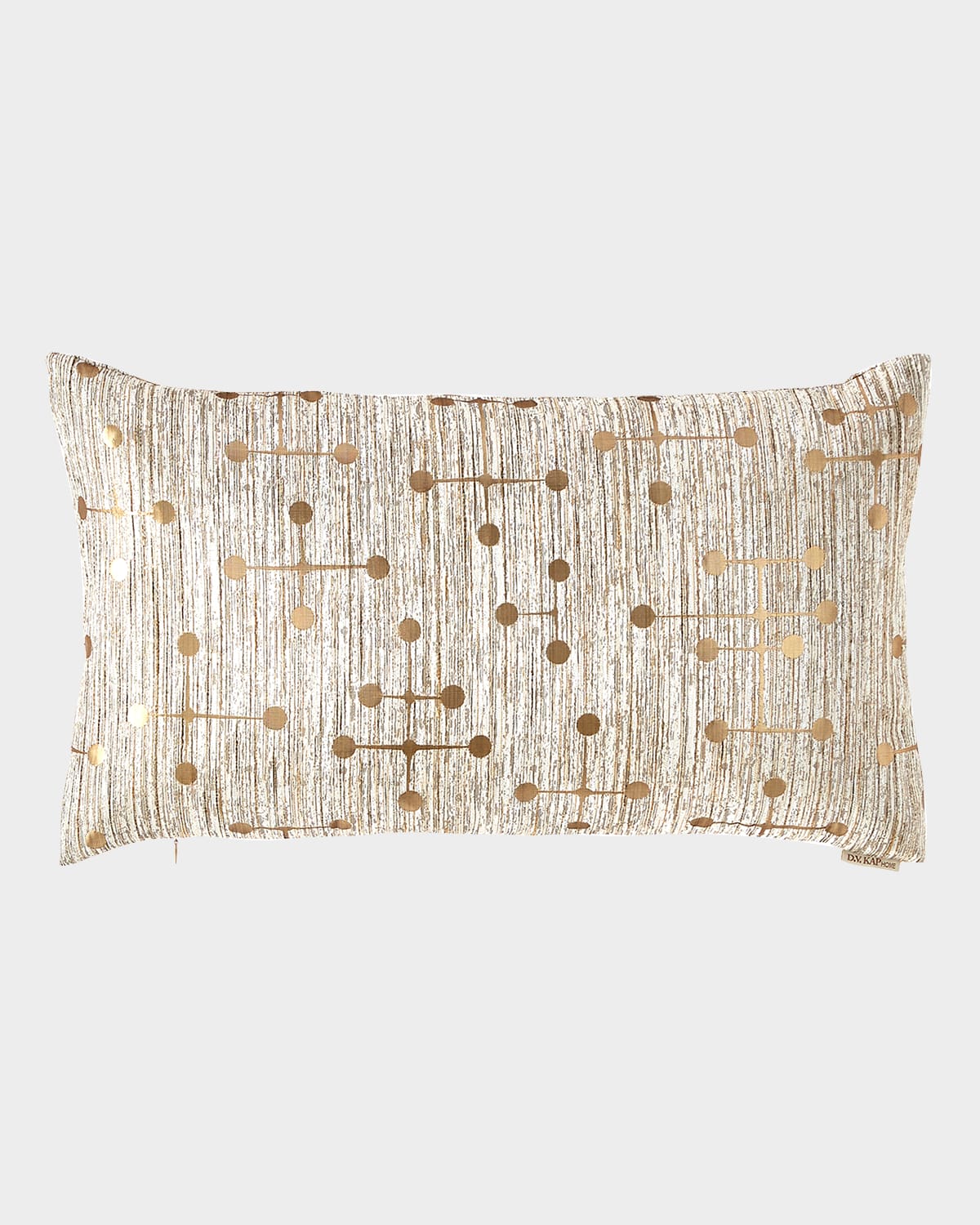 D.v. Kap Home Morse Bolster Pillow In Gold
