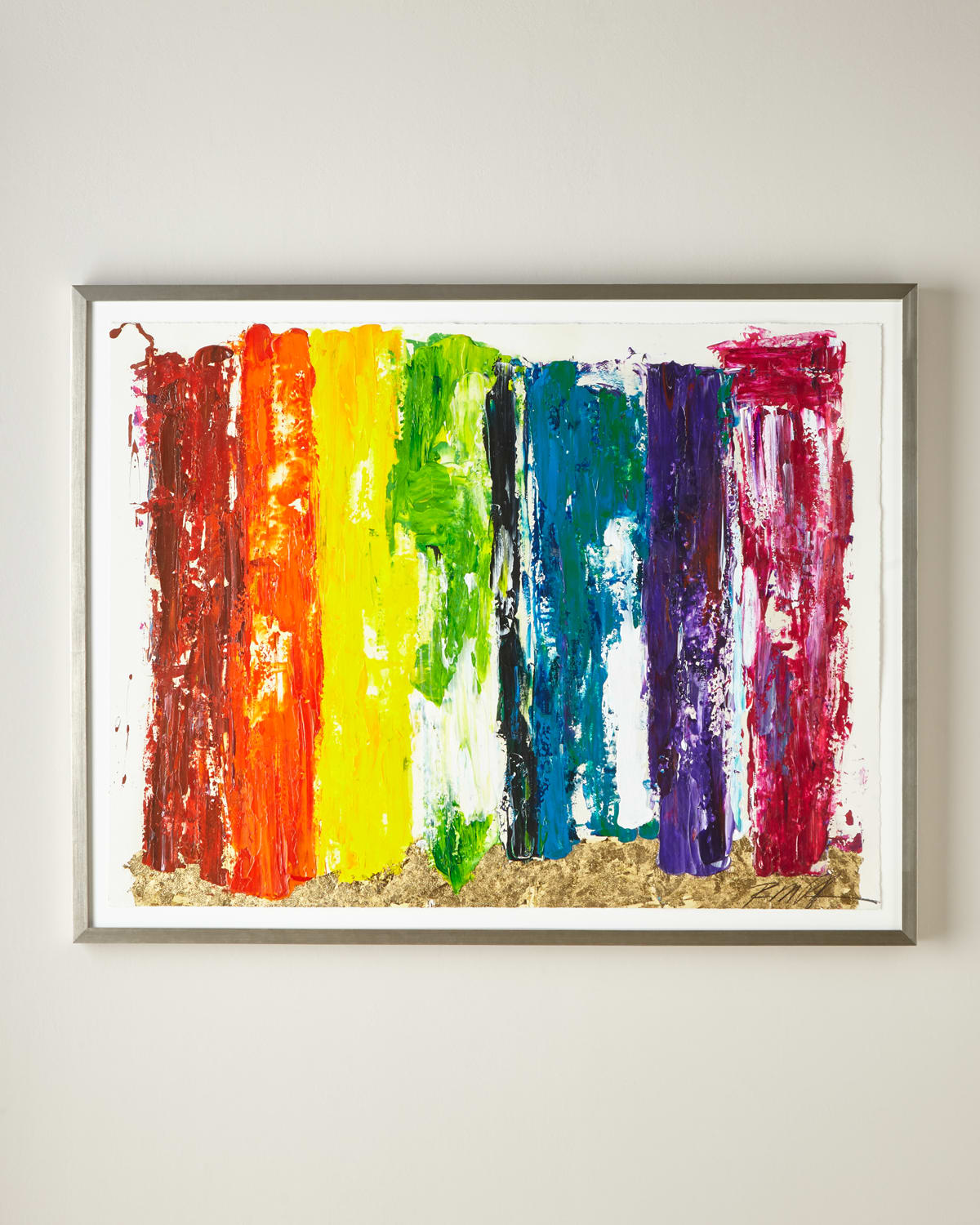 Shop Rfa Fine Art Rainbows End Wall Art In Multi