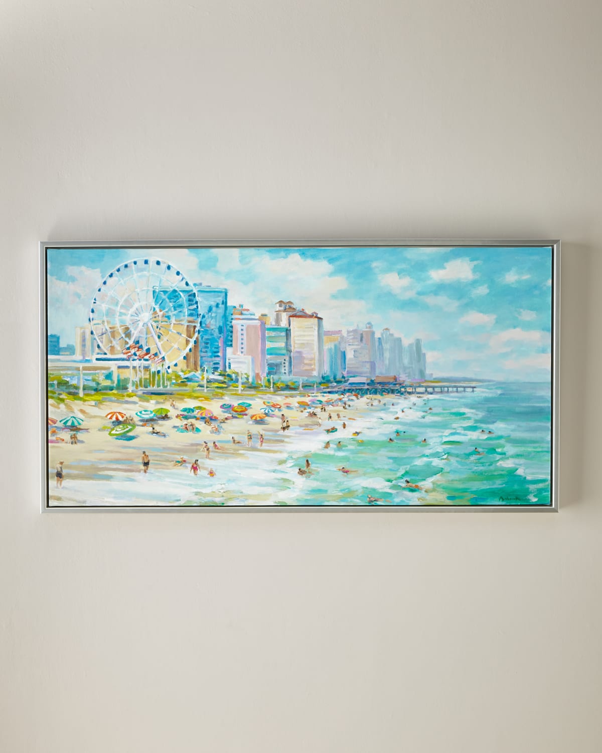 Shop Rfa Fine Art Atlantic City Wall Art In Multi