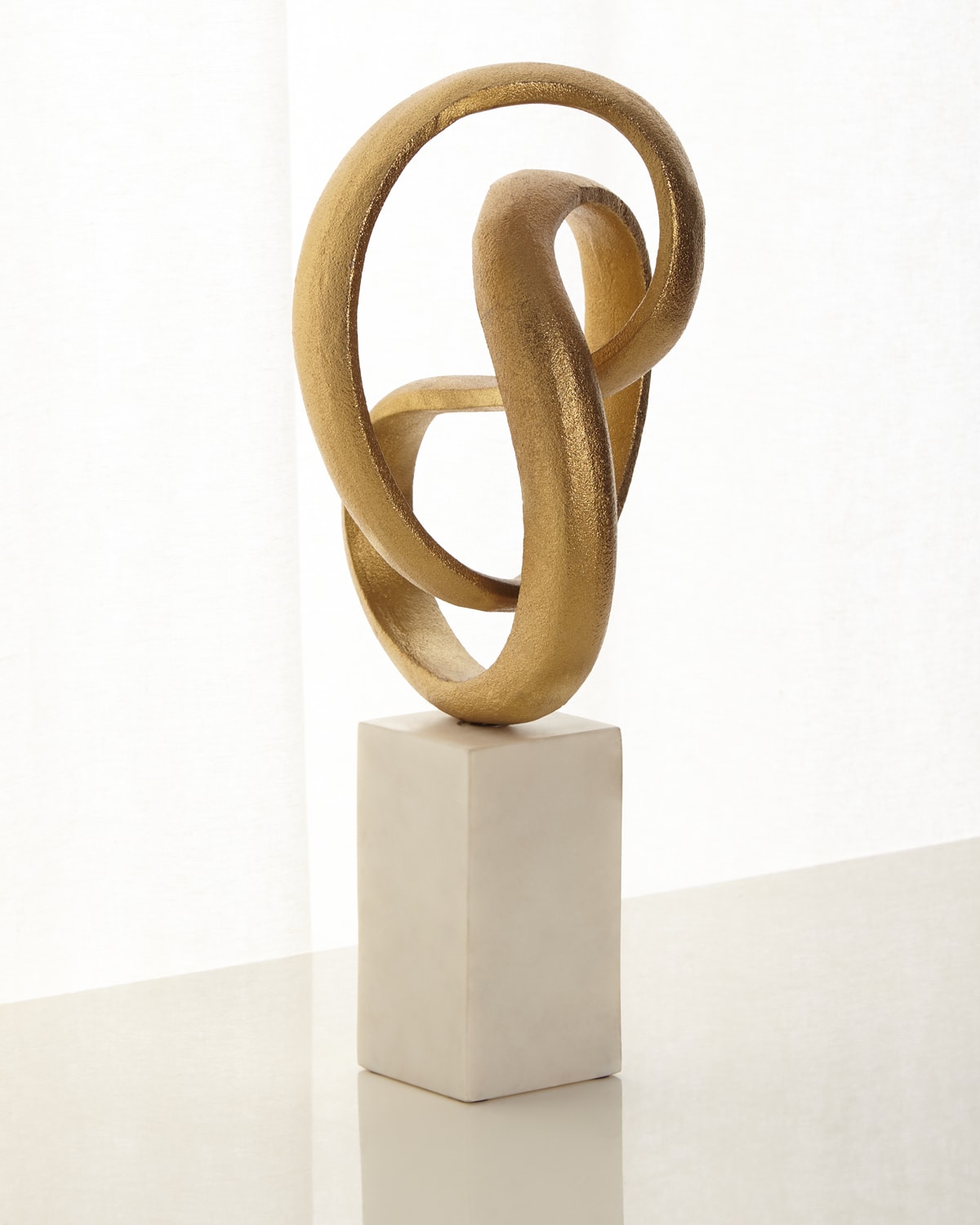 John-richard Collection Intertwined Sculpture In Gold