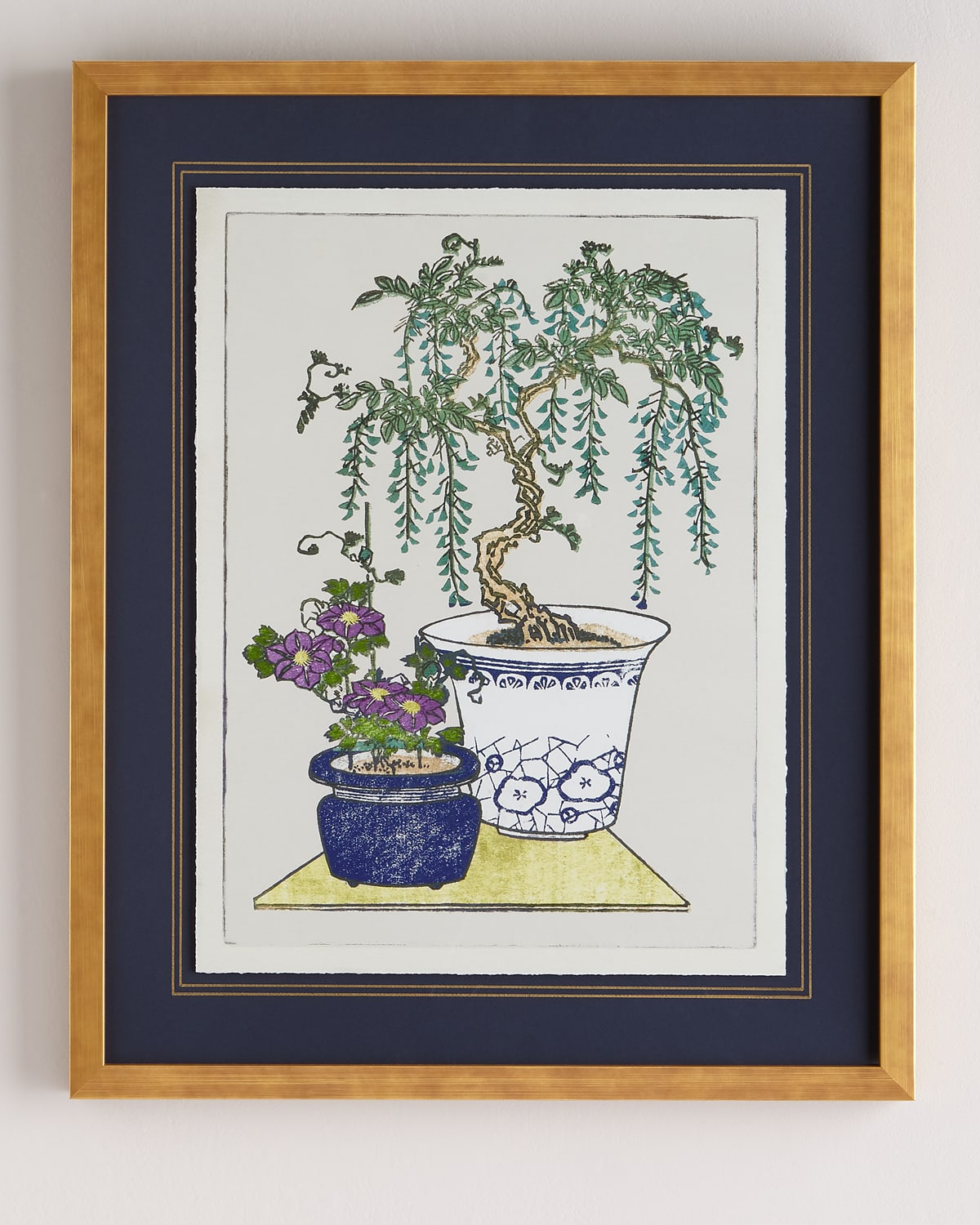 Wendover Art Group Bonsai In Blue In Multi