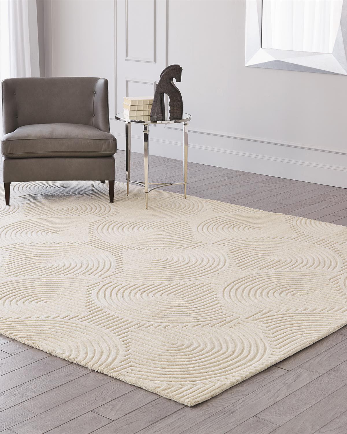 Global Views Arches Hand-tufted Rug, 6' X 9'