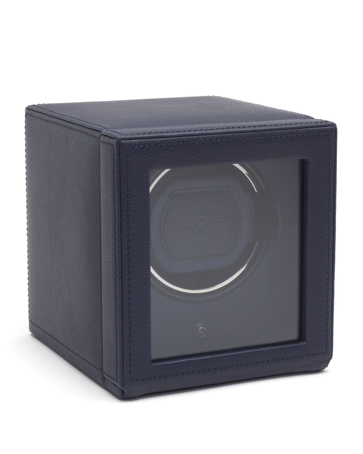 Wolf Cub Watch Winder With Cover In Navy