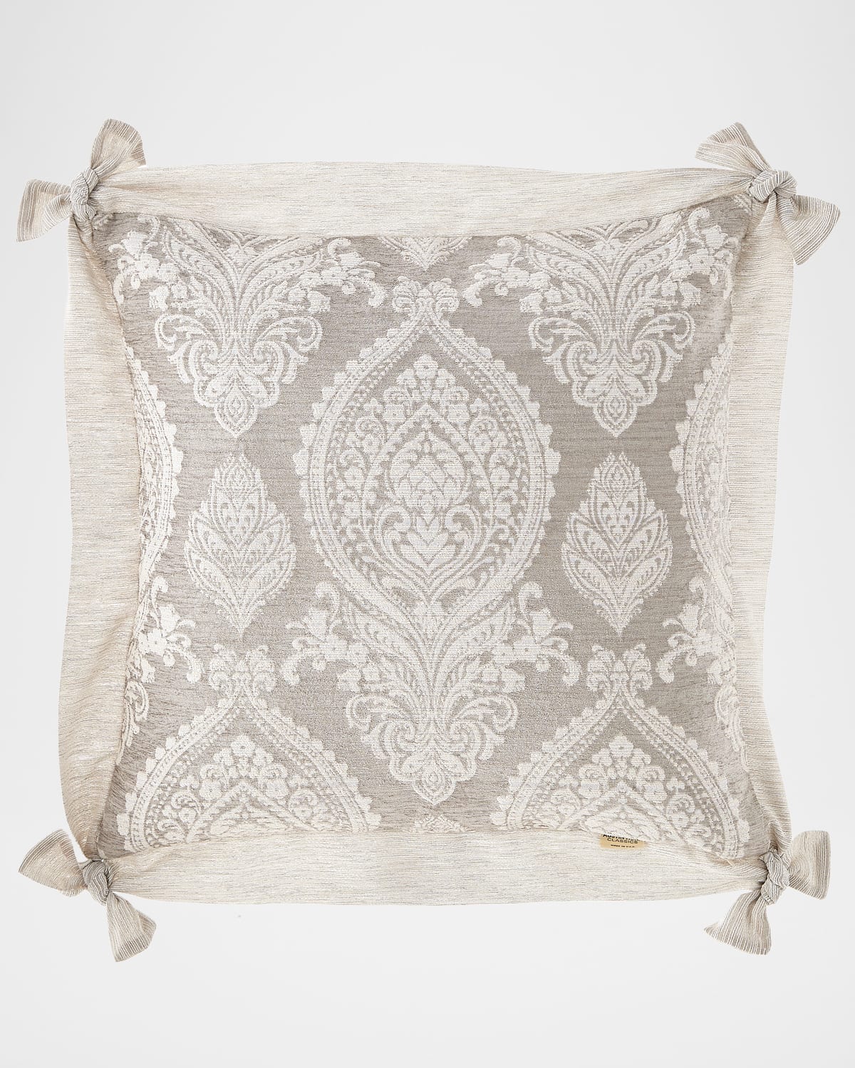 Austin Horn Collection Novette Main European Sham In Gray
