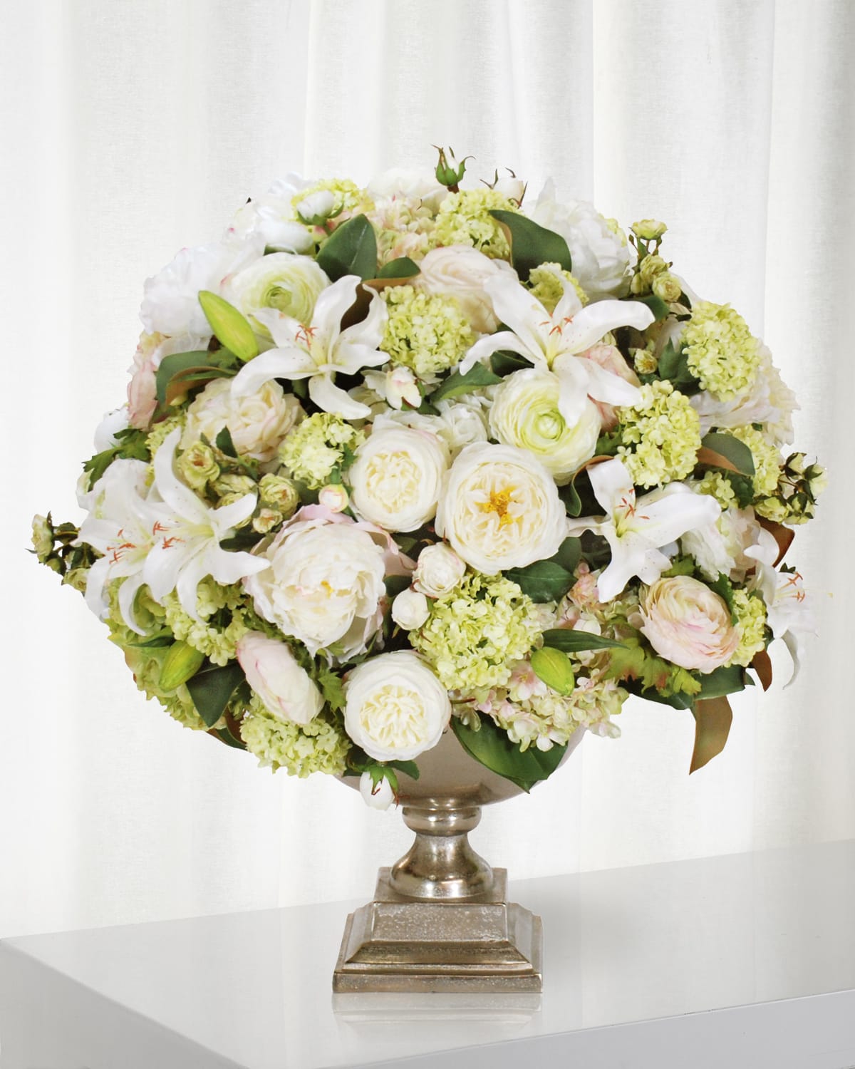 Shop Winward Home Mini Icon Rose, Peony, And Hydrangea In White