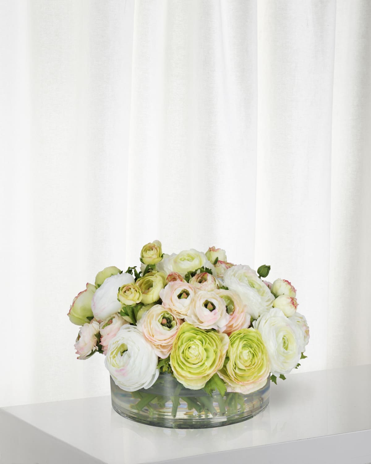 Shop Winward Home Mix Green Ranunculus In White