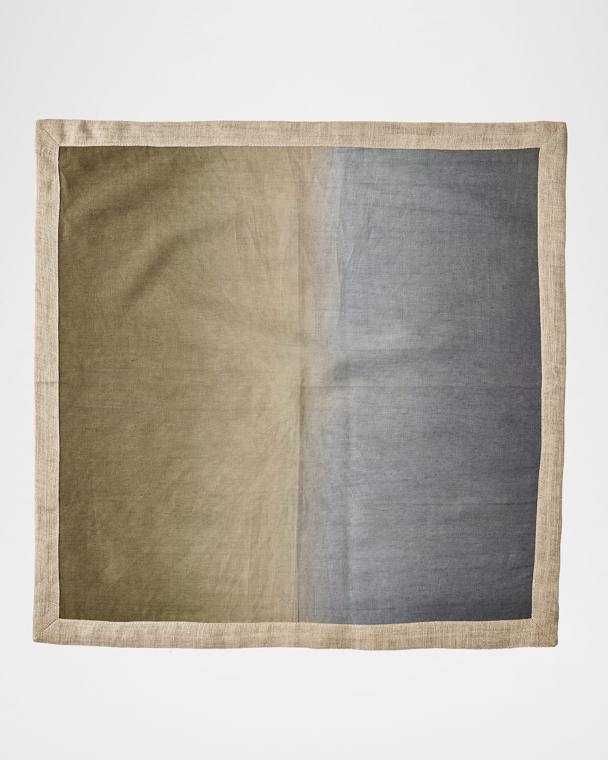 Kim Seybert Dip-dye Napkin In Beige Taupe Grey