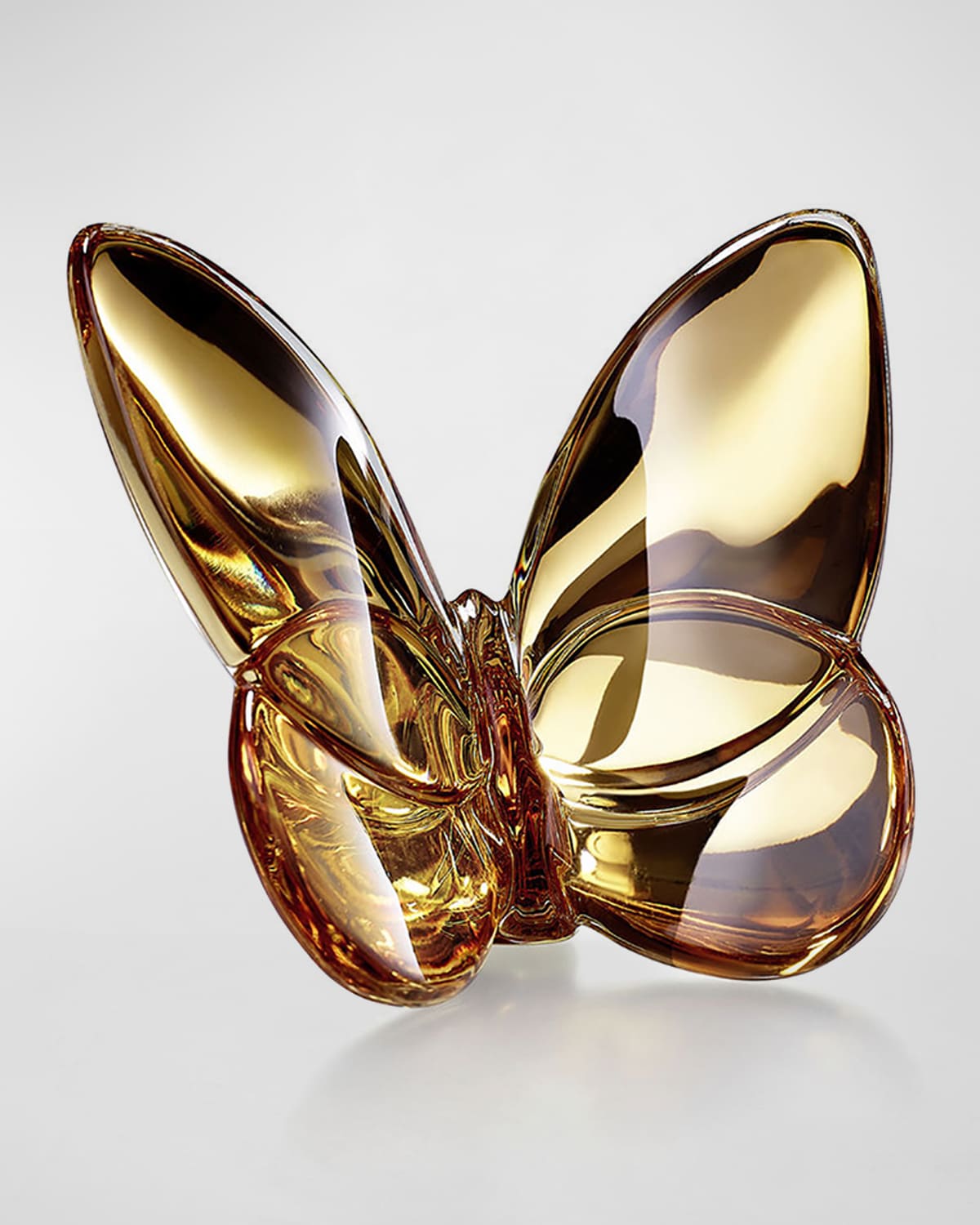 2.5" Lucky Crystal Gold Butterfly